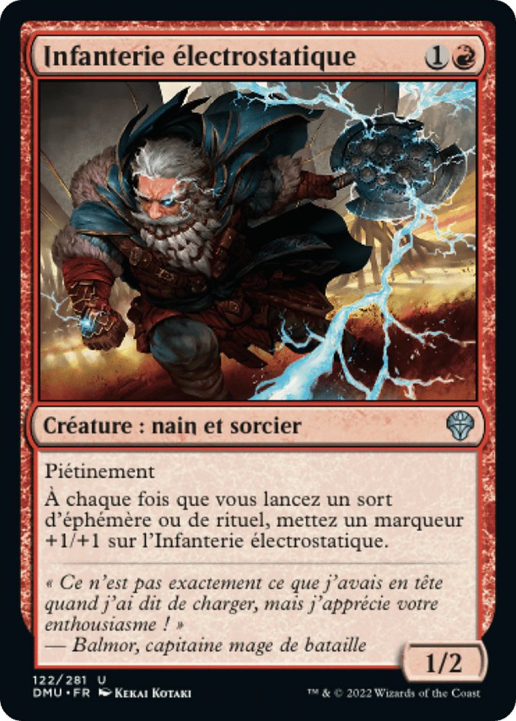 Infanterie électrostatique — Dominaria United — Magic: The Gathering