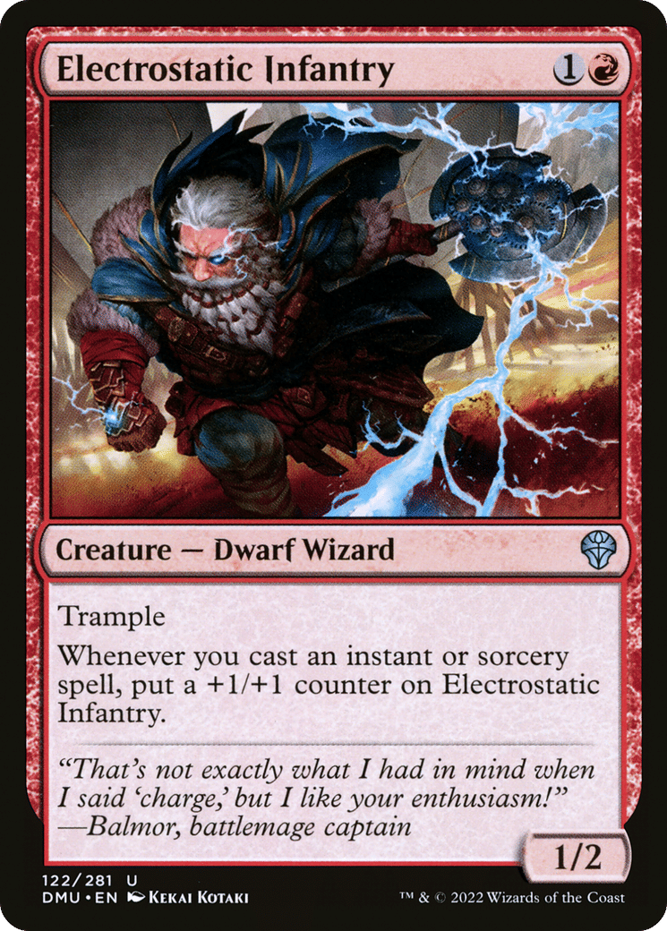 Electrostatic Infantry — Dominaria United — Magic: The Gathering