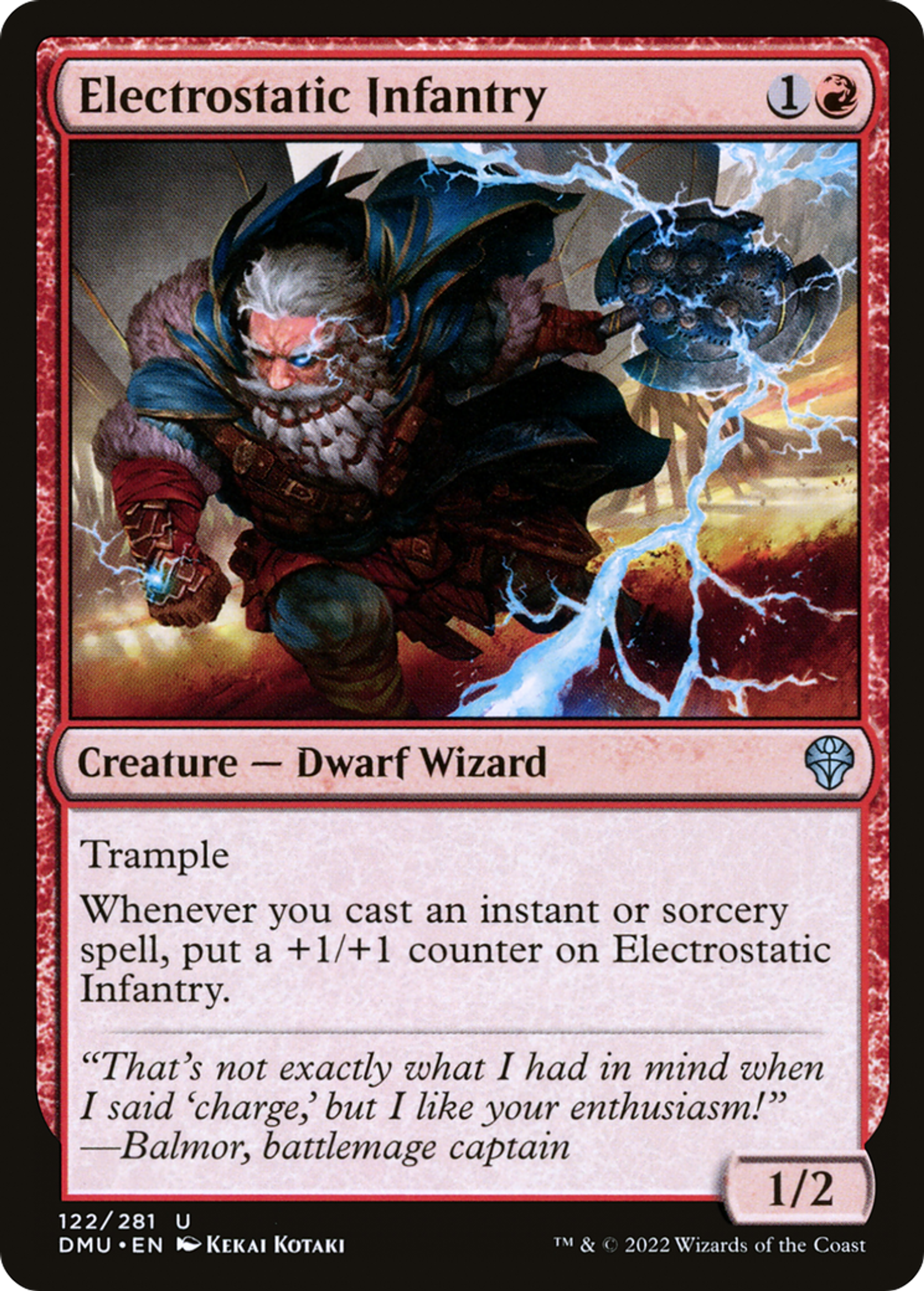 Infanterie électrostatique — Dominaria United — Magic: The Gathering