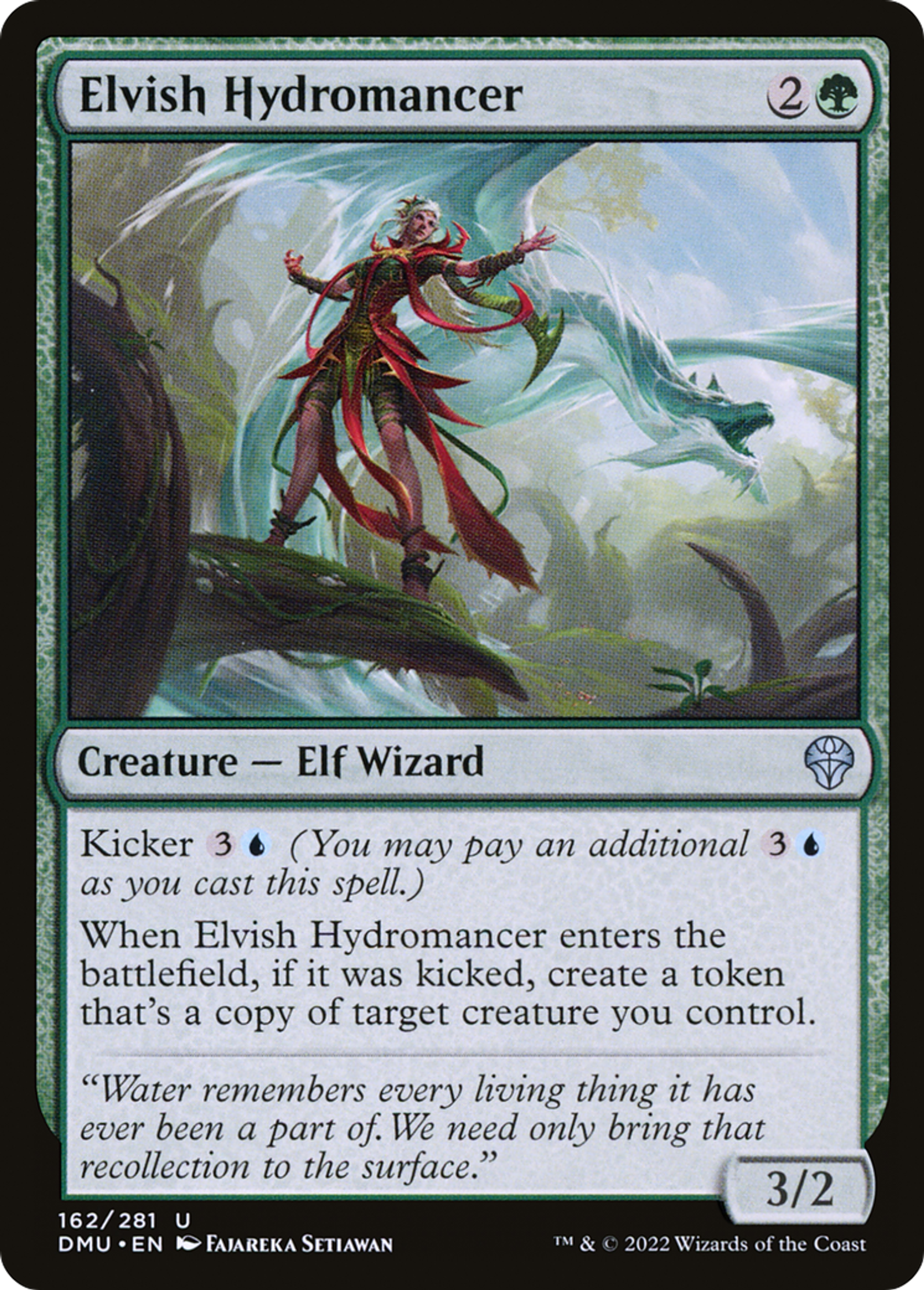 Hydromancienne elfe — Dominaria United — Magic: The Gathering