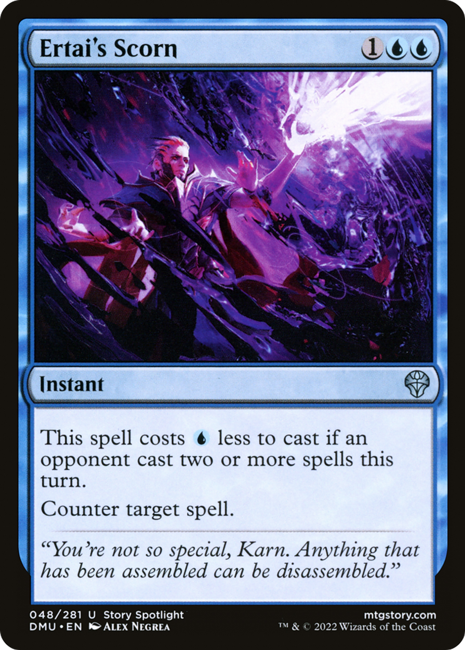 Ertai's Scorn — Dominaria United — Magic: The Gathering