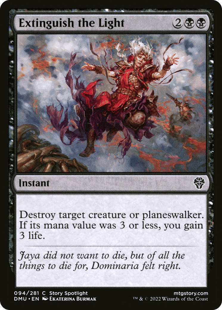 Extinguish the Light — Dominaria United — Magic: The Gathering