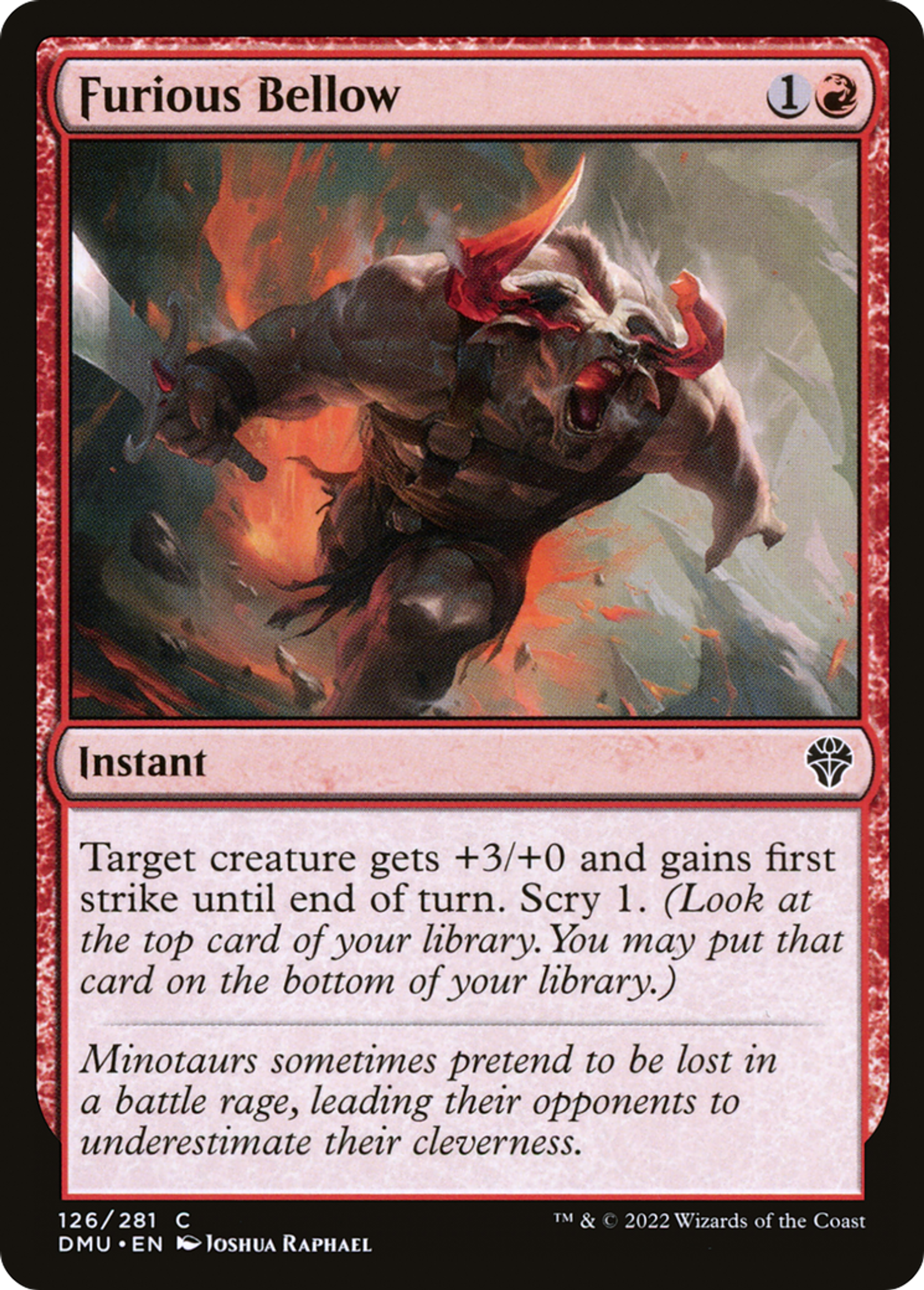 Beuglement furieux — Dominaria United — Magic: The Gathering