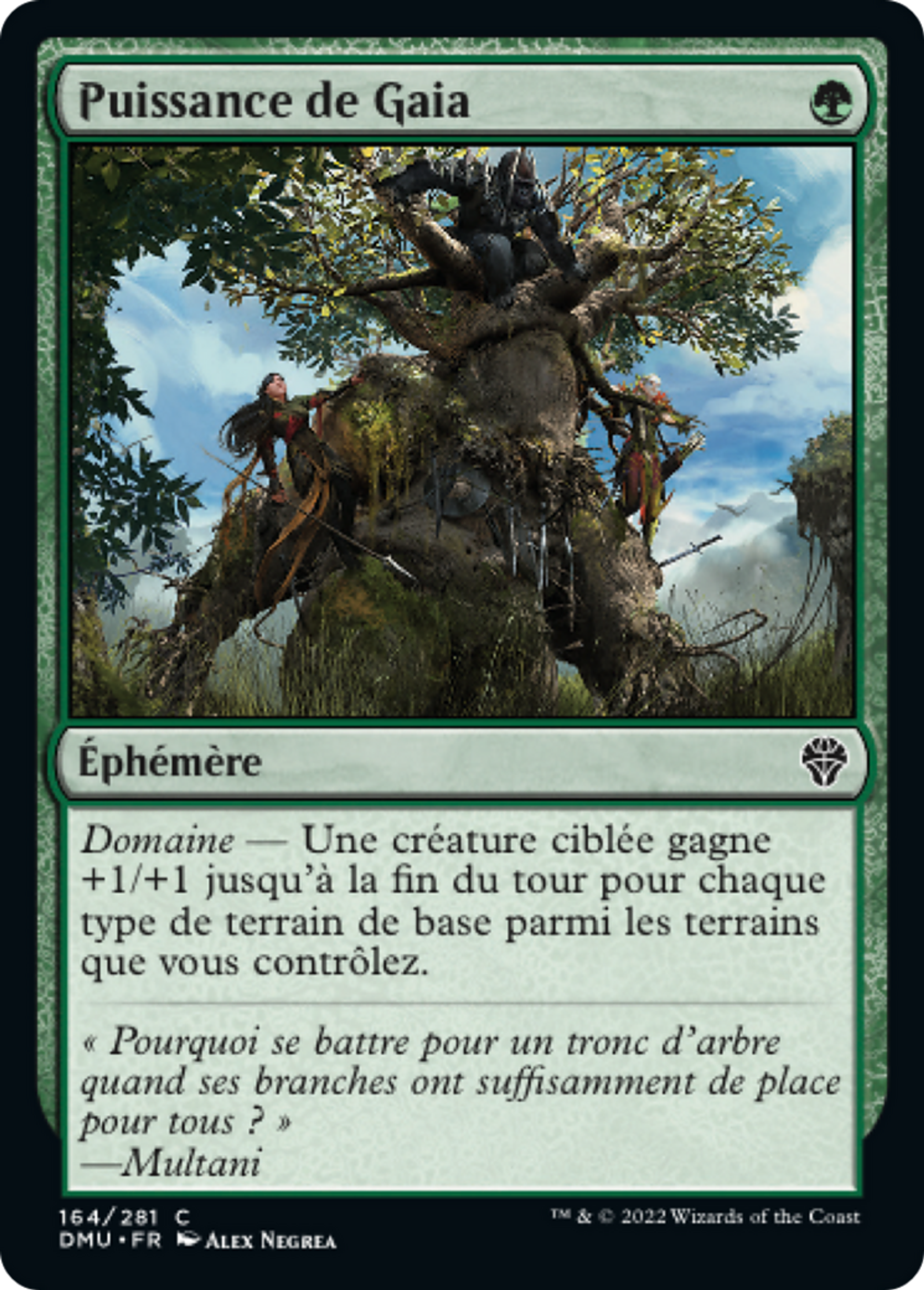 Puissance de Gaia — Dominaria United — Magic: The Gathering