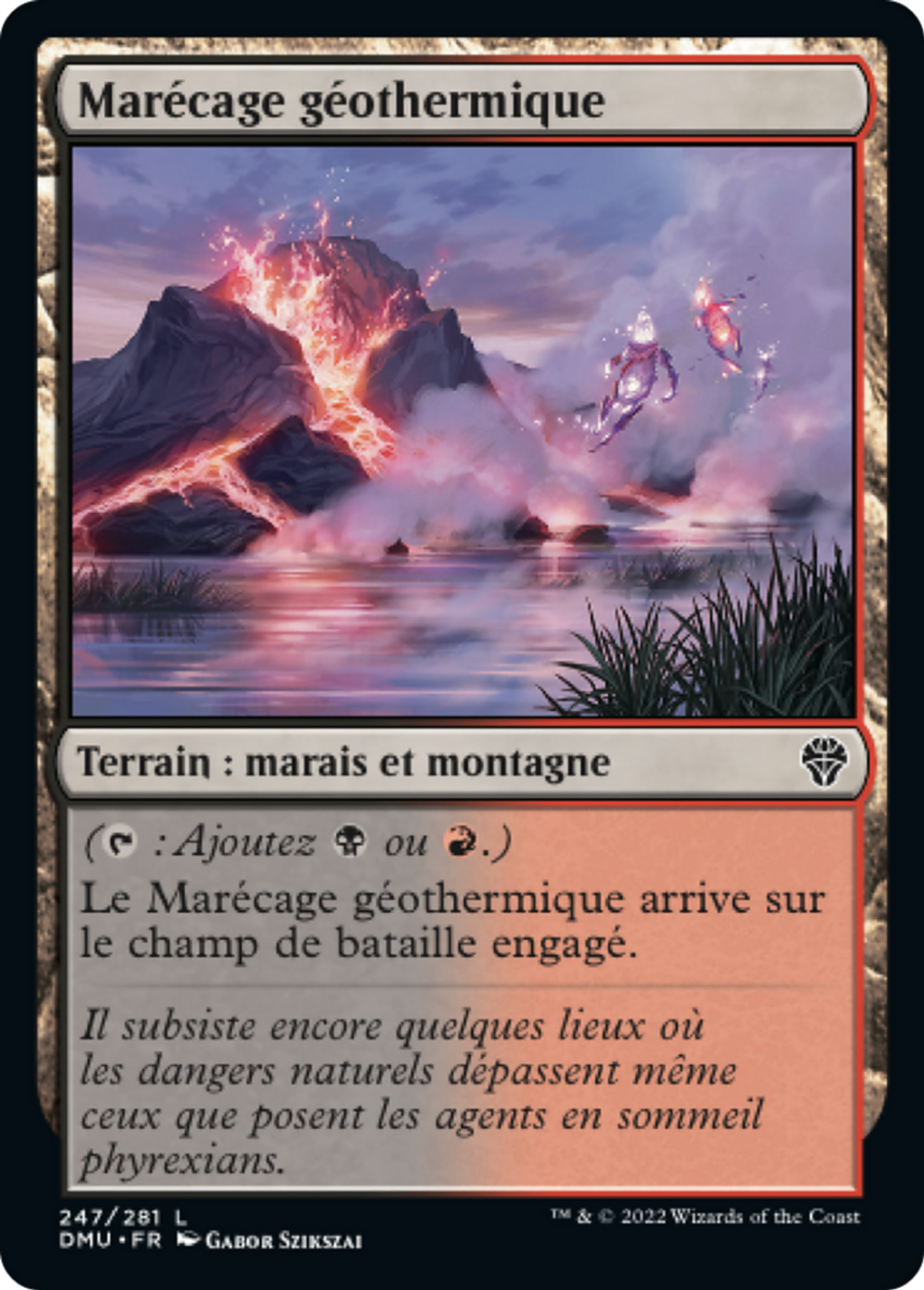Marécage géothermique — Dominaria United — Magic: The Gathering