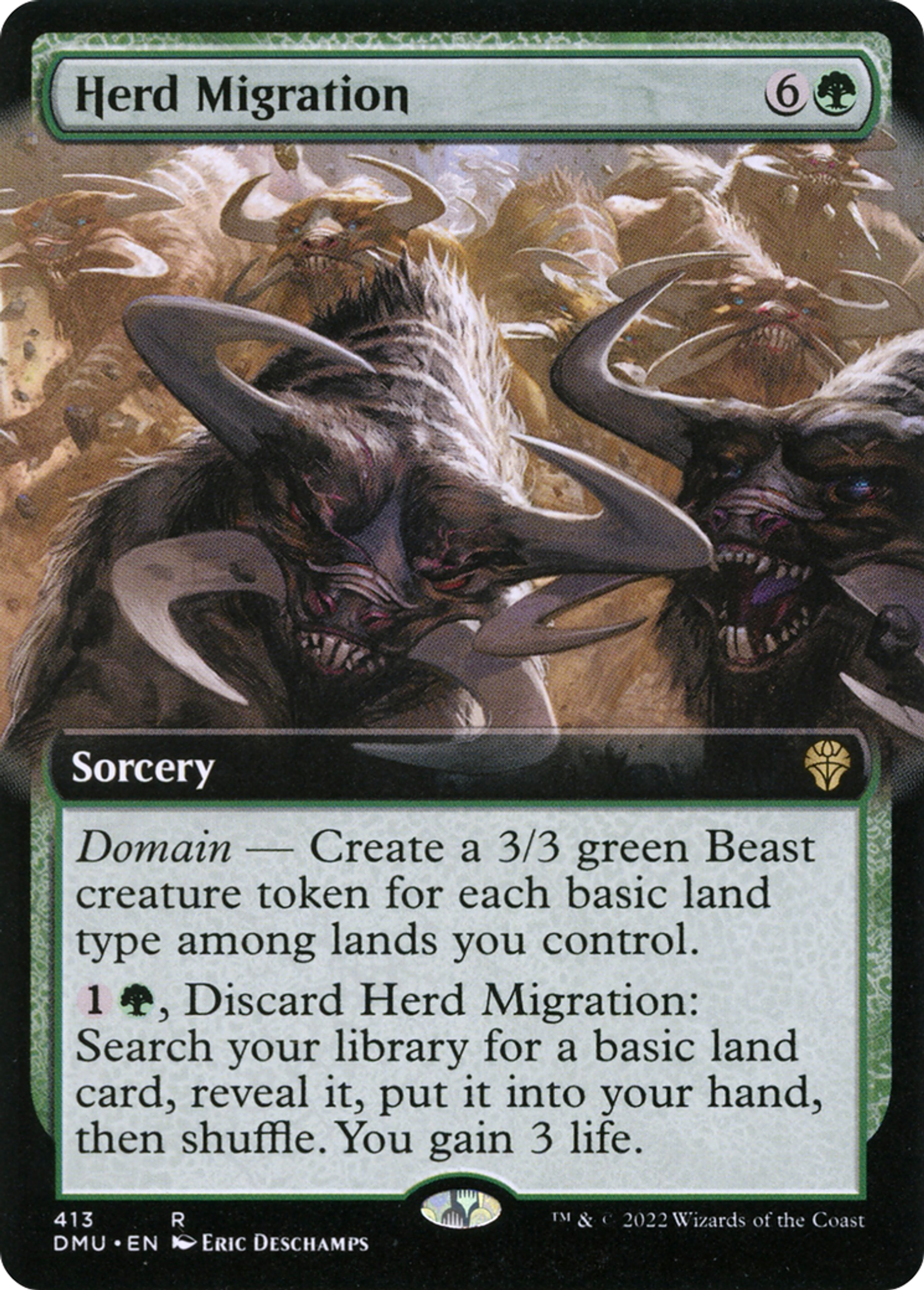 Migration de troupeau — Dominaria United — Magic: The Gathering