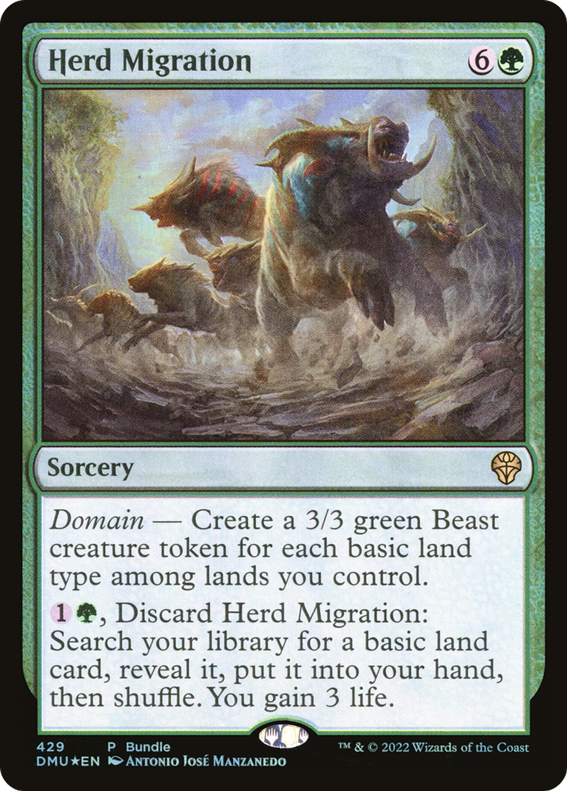 Migration de troupeau — Dominaria United — Magic: The Gathering