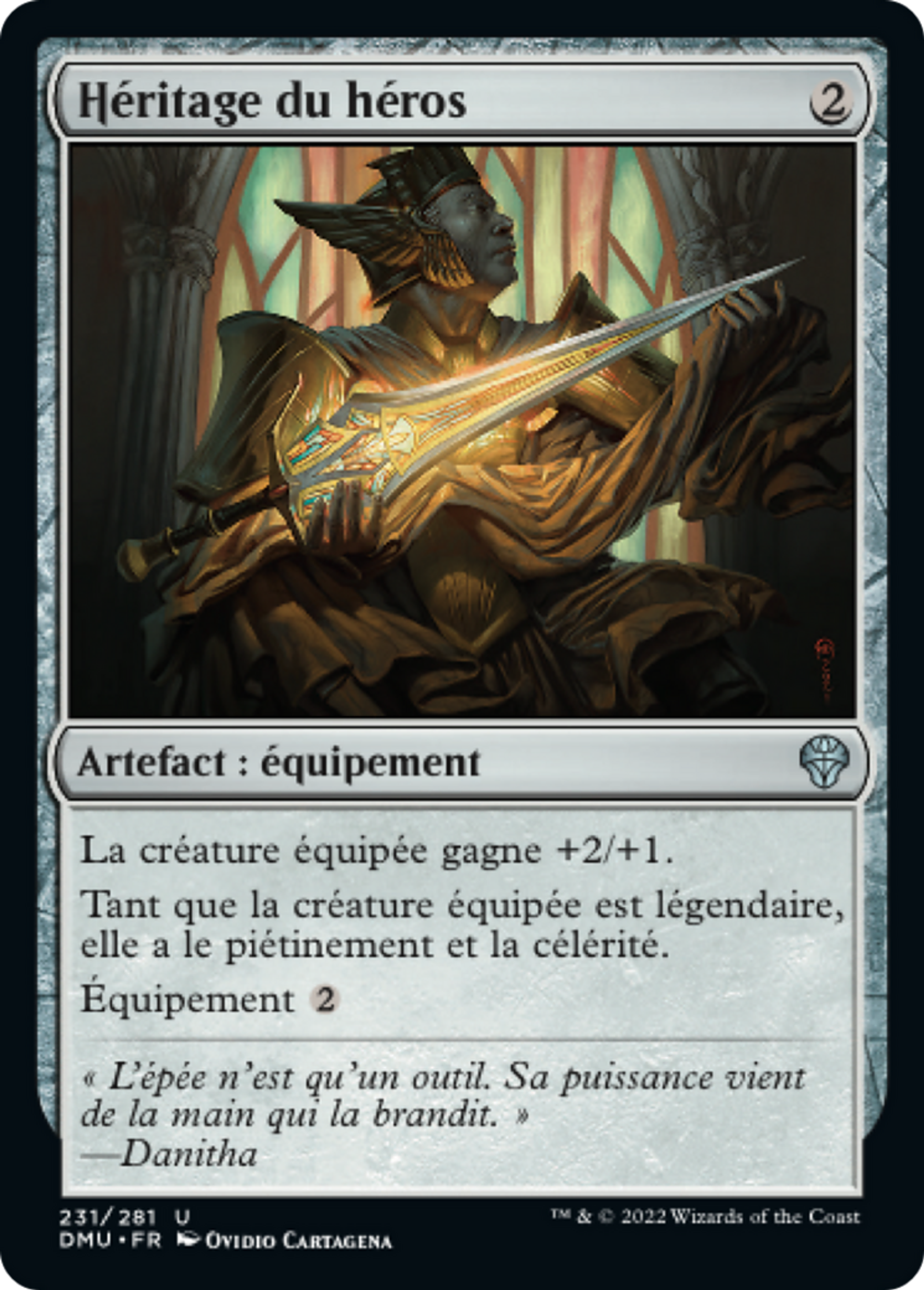 Héritage du héros — Dominaria United — Magic: The Gathering