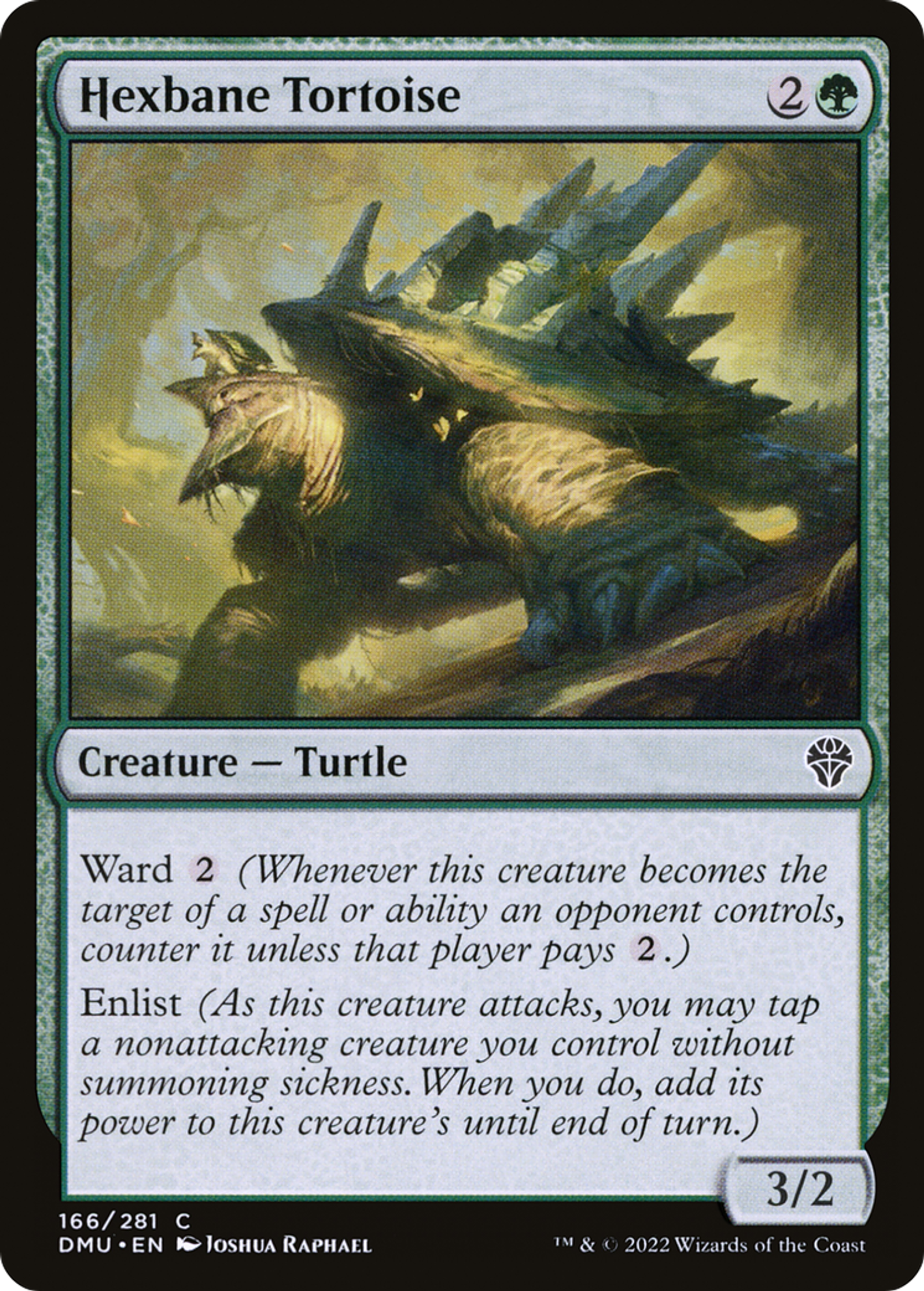 Hexbane Tortoise — Dominaria United — Magic: The Gathering
