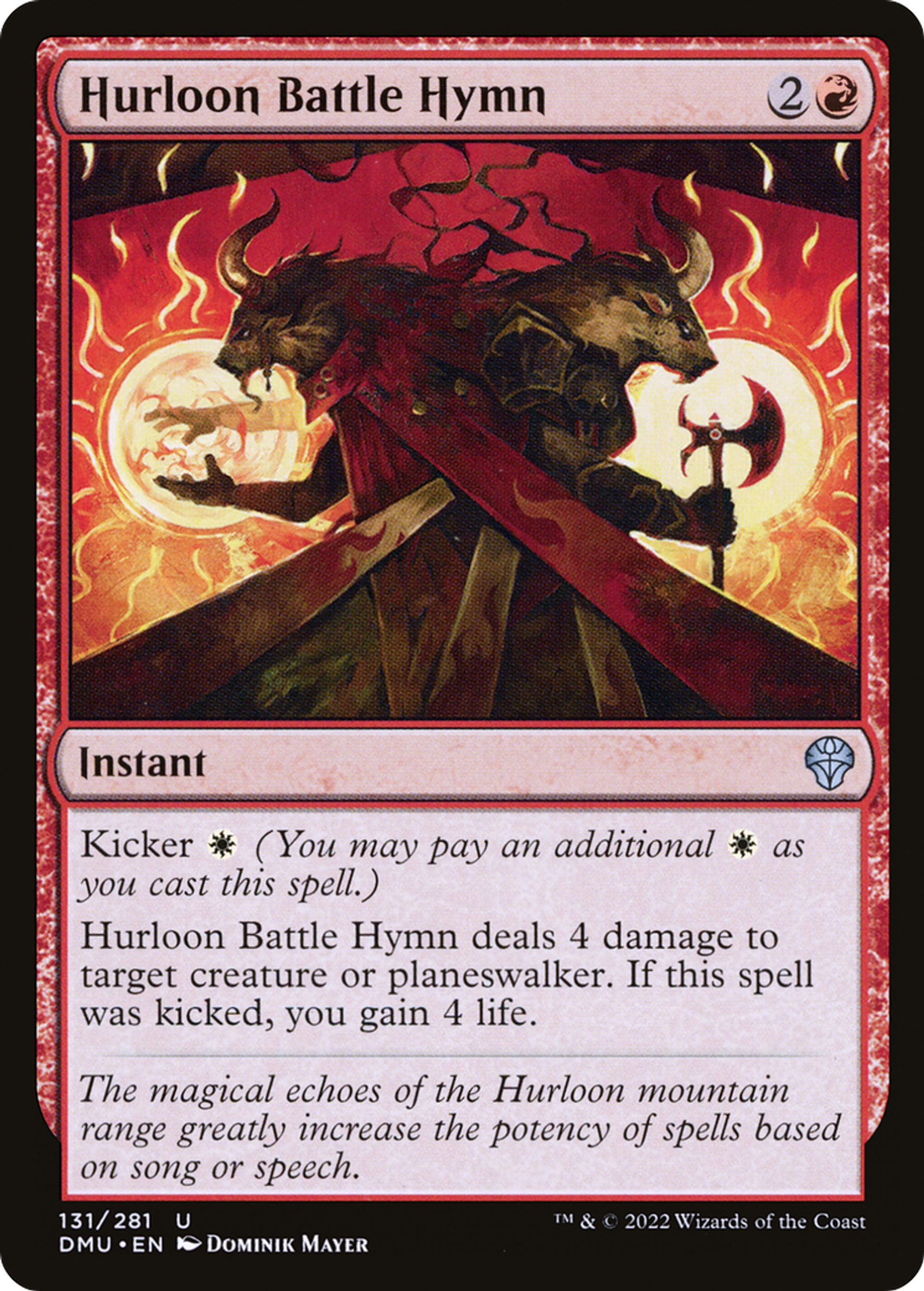 Hymne de bataille du Hurloon — Dominaria United — Magic: The Gathering