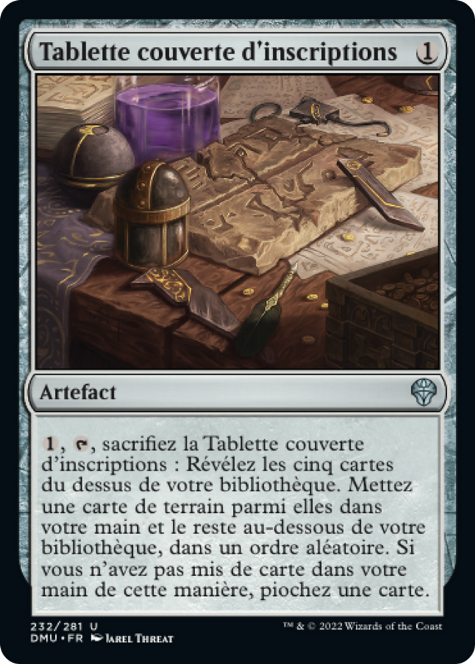 Tablette couverte d'inscriptions — Dominaria United — Magic: The Gathering