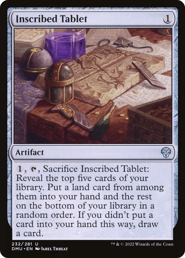 Inscribed Tablet — Dominaria United — Magic: The Gathering