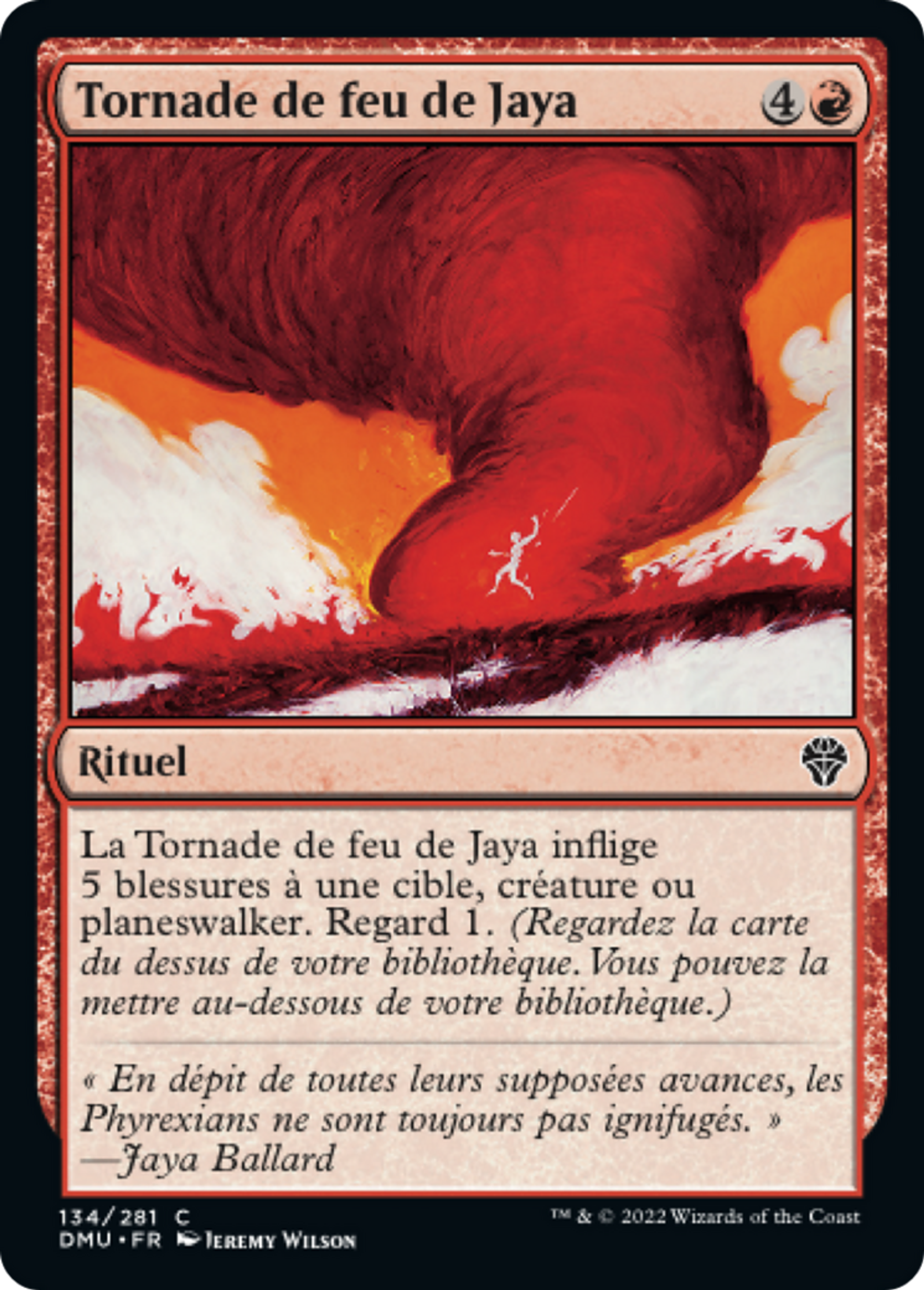 Tornade de feu de Jaya — Dominaria United — Magic: The Gathering