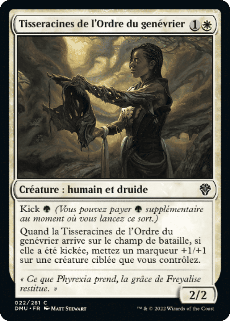 Tisseracines de l'Ordre du genévrier — Dominaria United — Magic: The Gathering