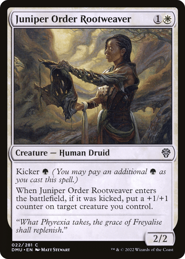 Juniper Order Rootweaver — Dominaria United — Magic: The Gathering