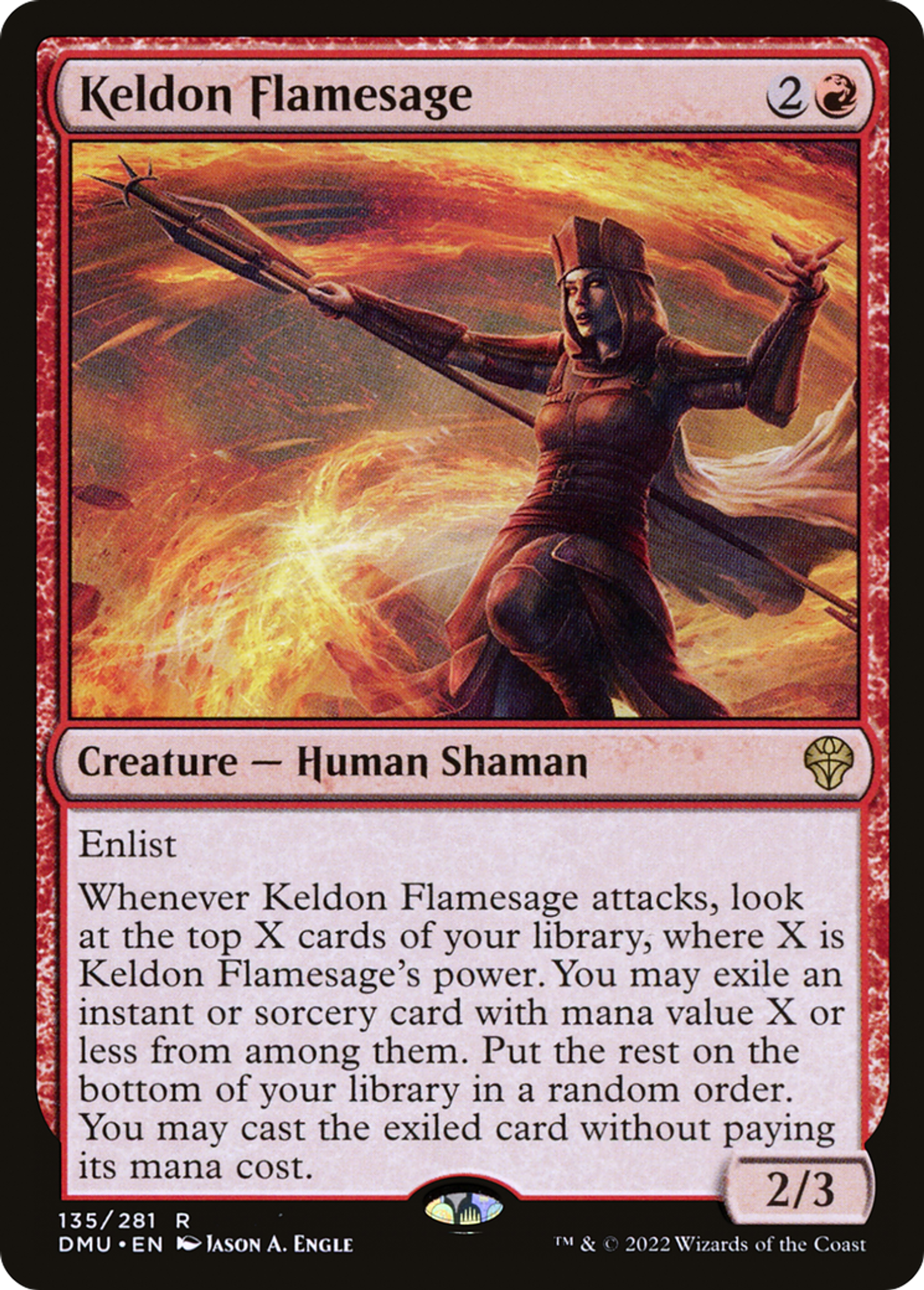 Sage des flammes kelde — Dominaria United — Magic: The Gathering
