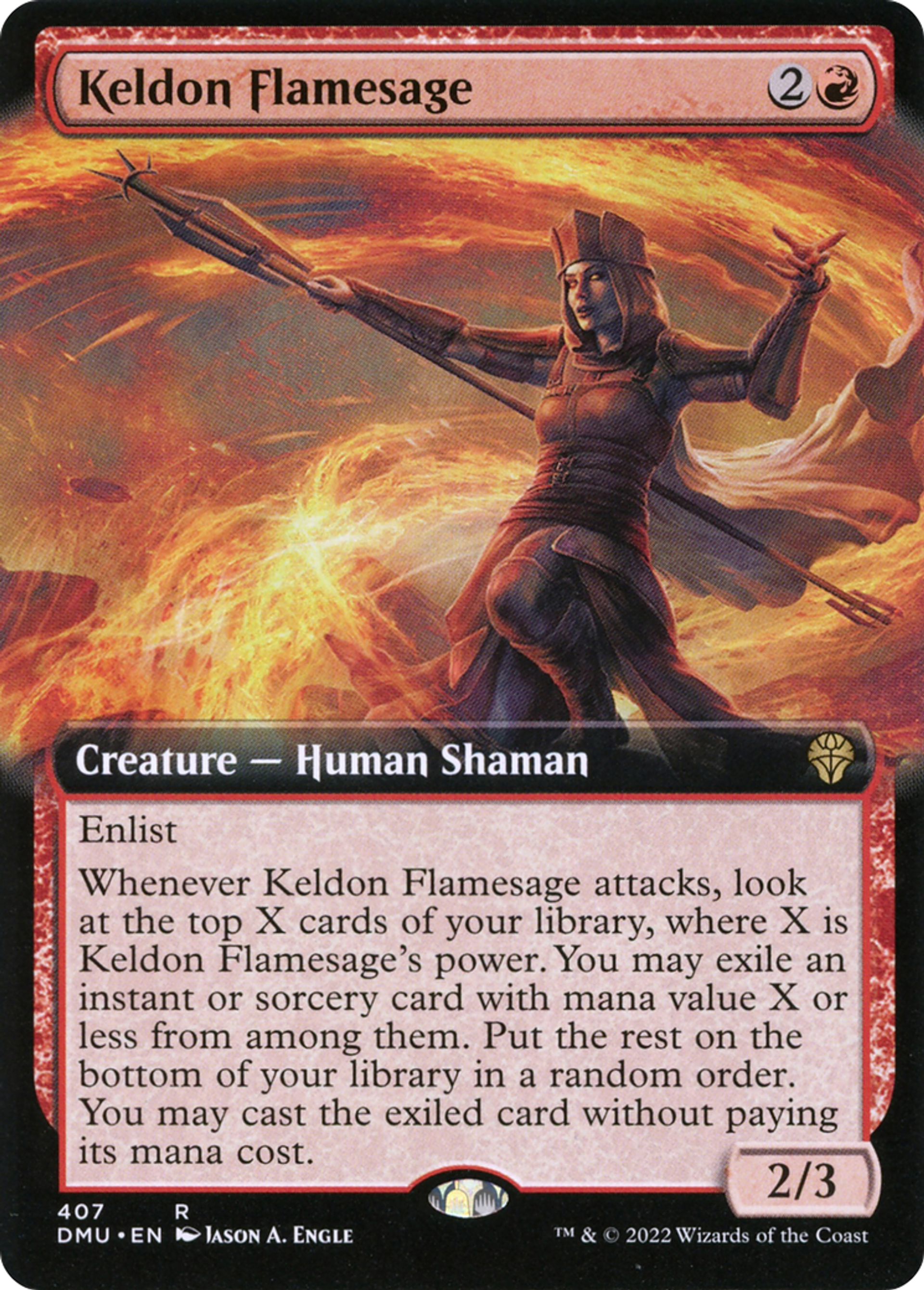 Sage des flammes kelde — Dominaria United — Magic: The Gathering