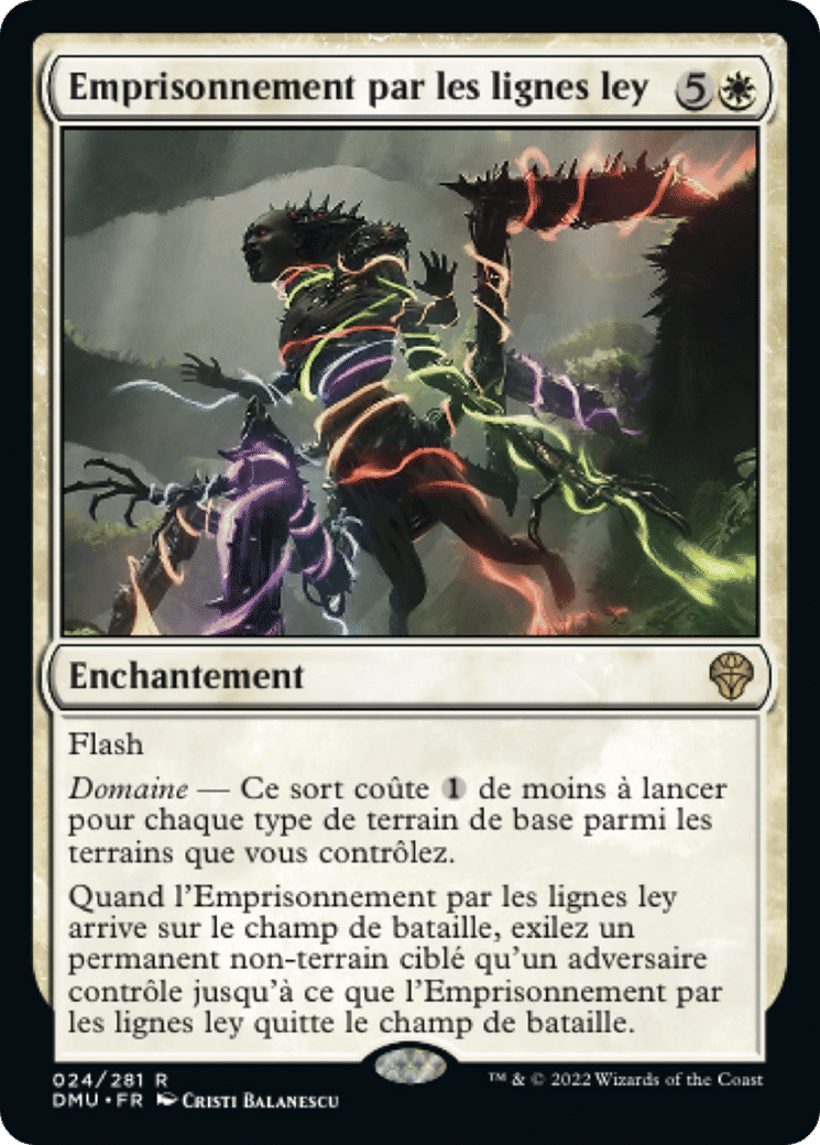 Emprisonnement par les lignes ley — Dominaria United — Magic: The Gathering