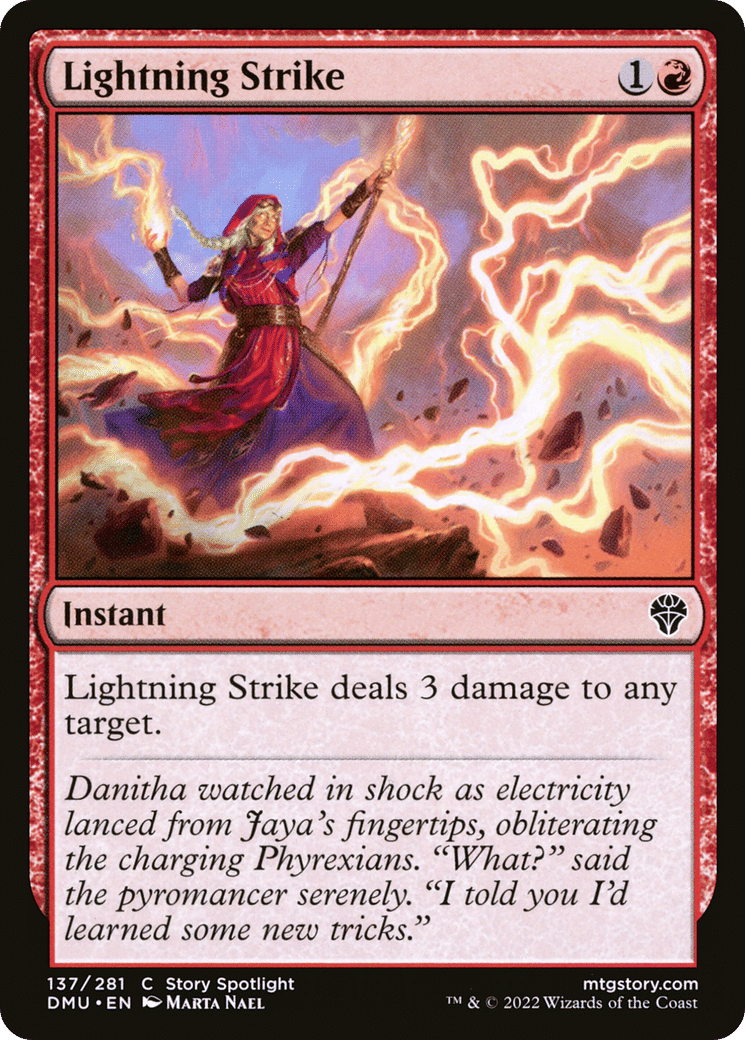 Lightning Strike — Dominaria United — Magic: The Gathering
