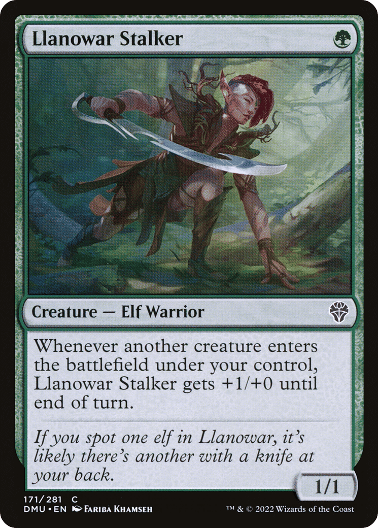 Llanowar Stalker — Dominaria United — Magic: The Gathering
