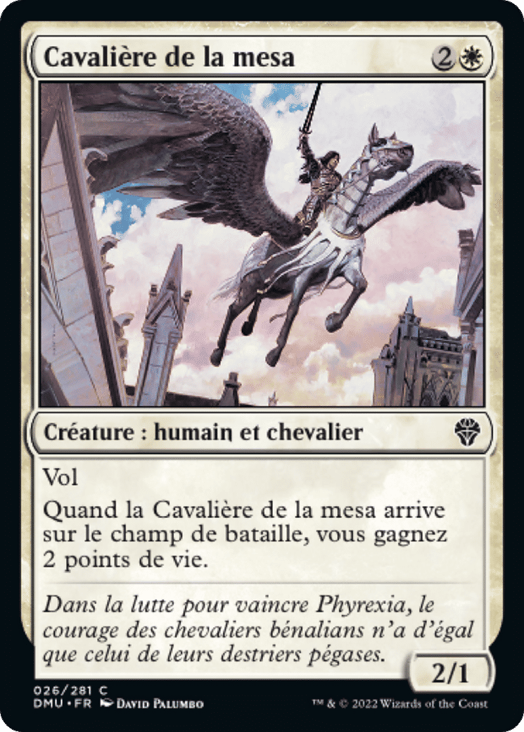 Cavalière de la mesa — Dominaria United — Magic: The Gathering