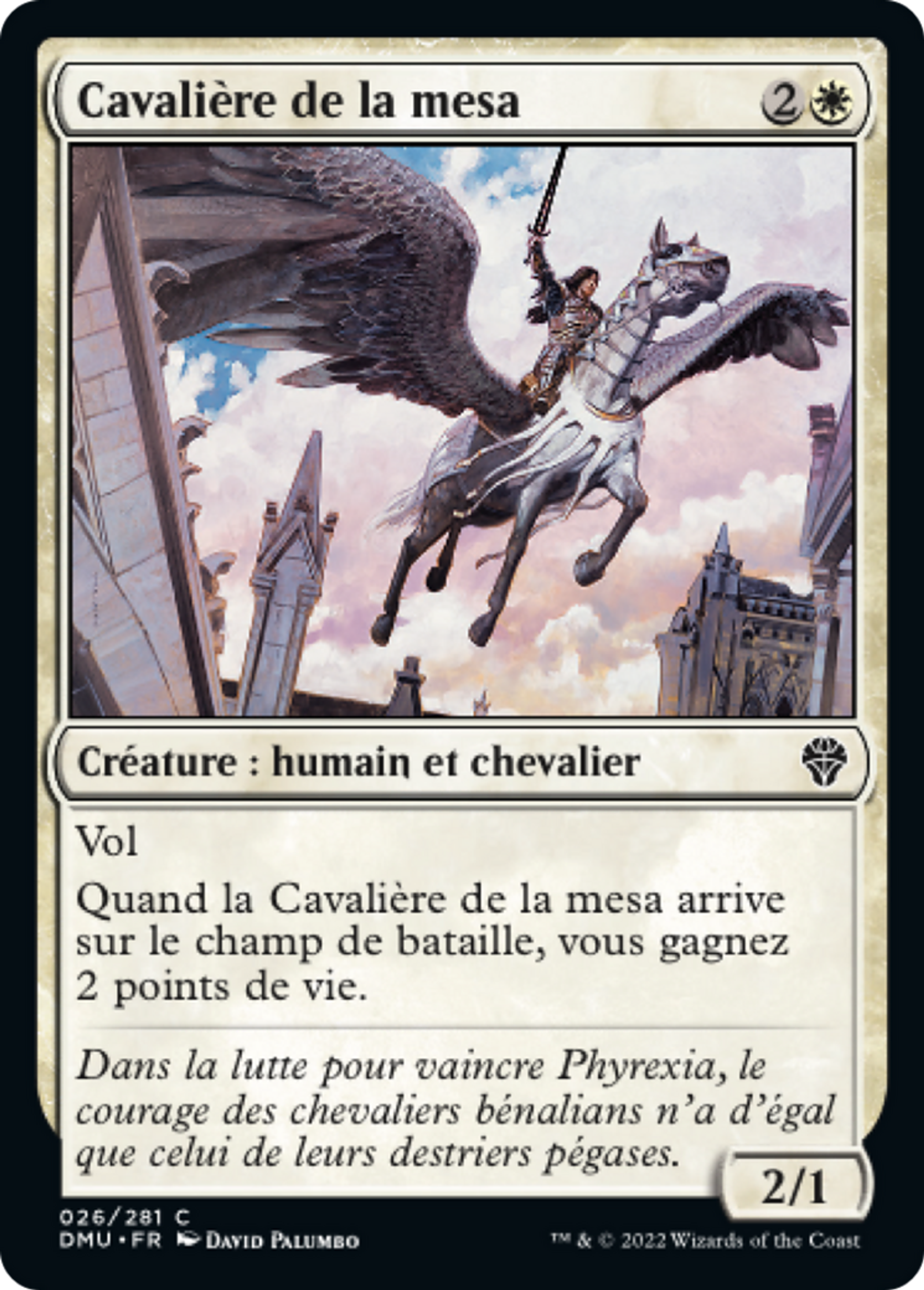 Cavalière de la mesa — Dominaria United — Magic: The Gathering