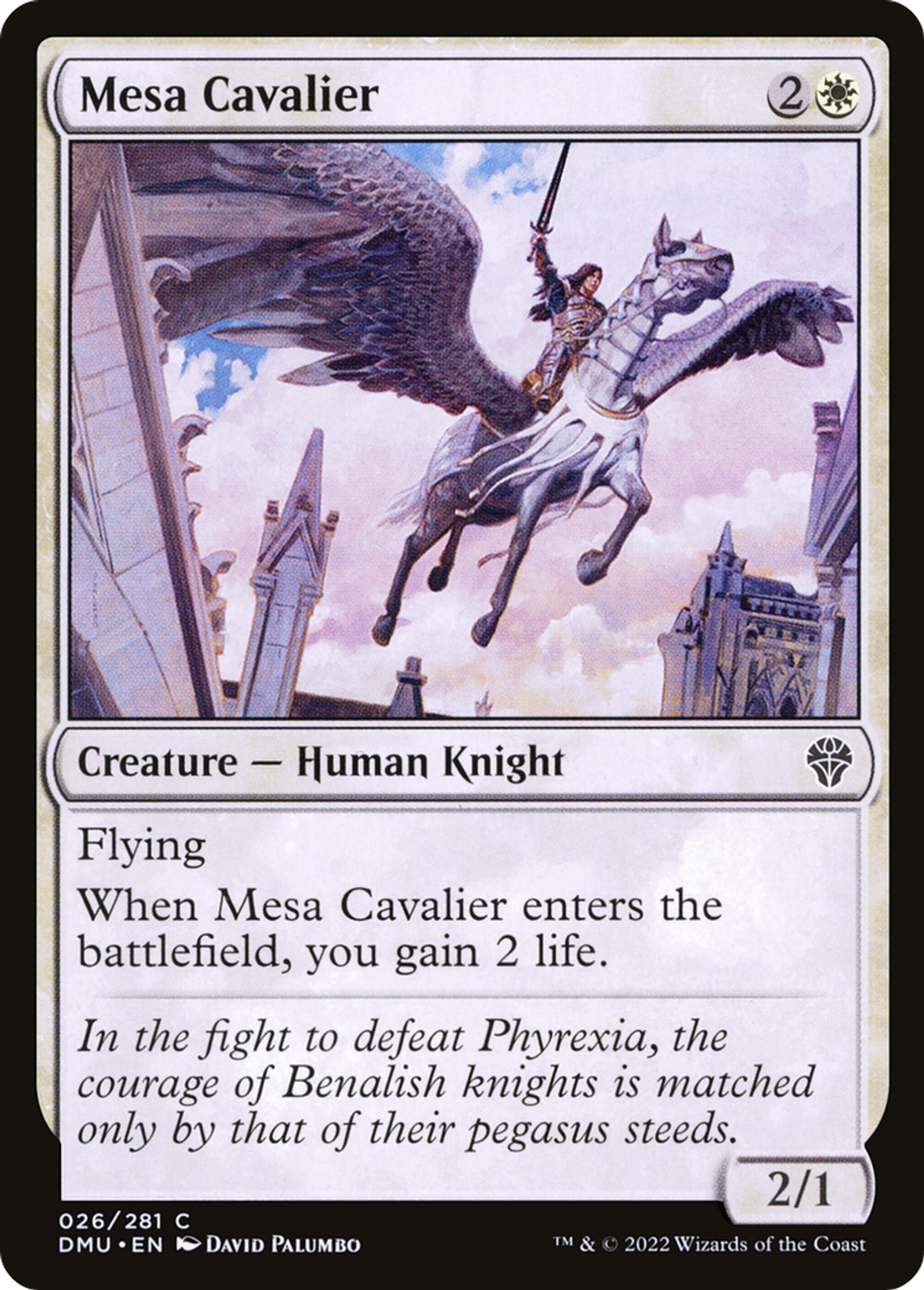 Cavalière de la mesa — Dominaria United — Magic: The Gathering