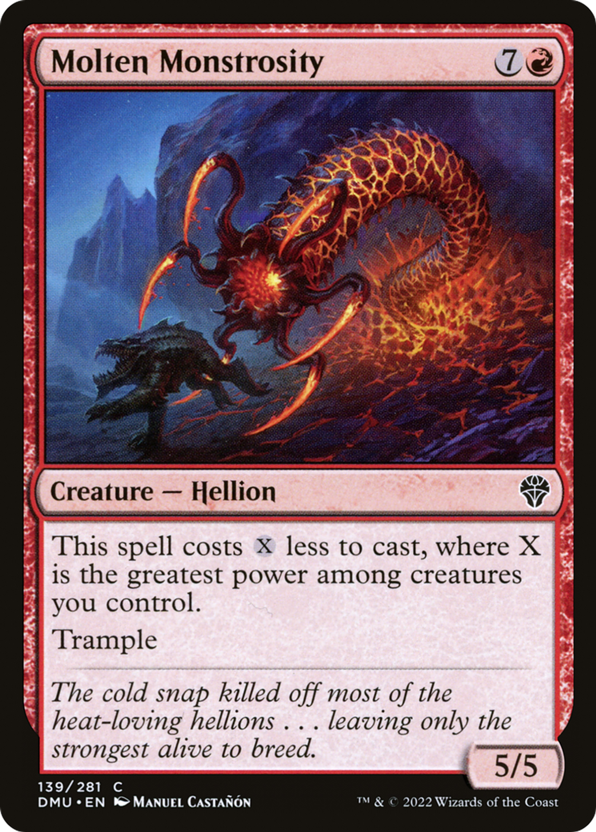 Molten Monstrosity — Dominaria United — Magic: The Gathering