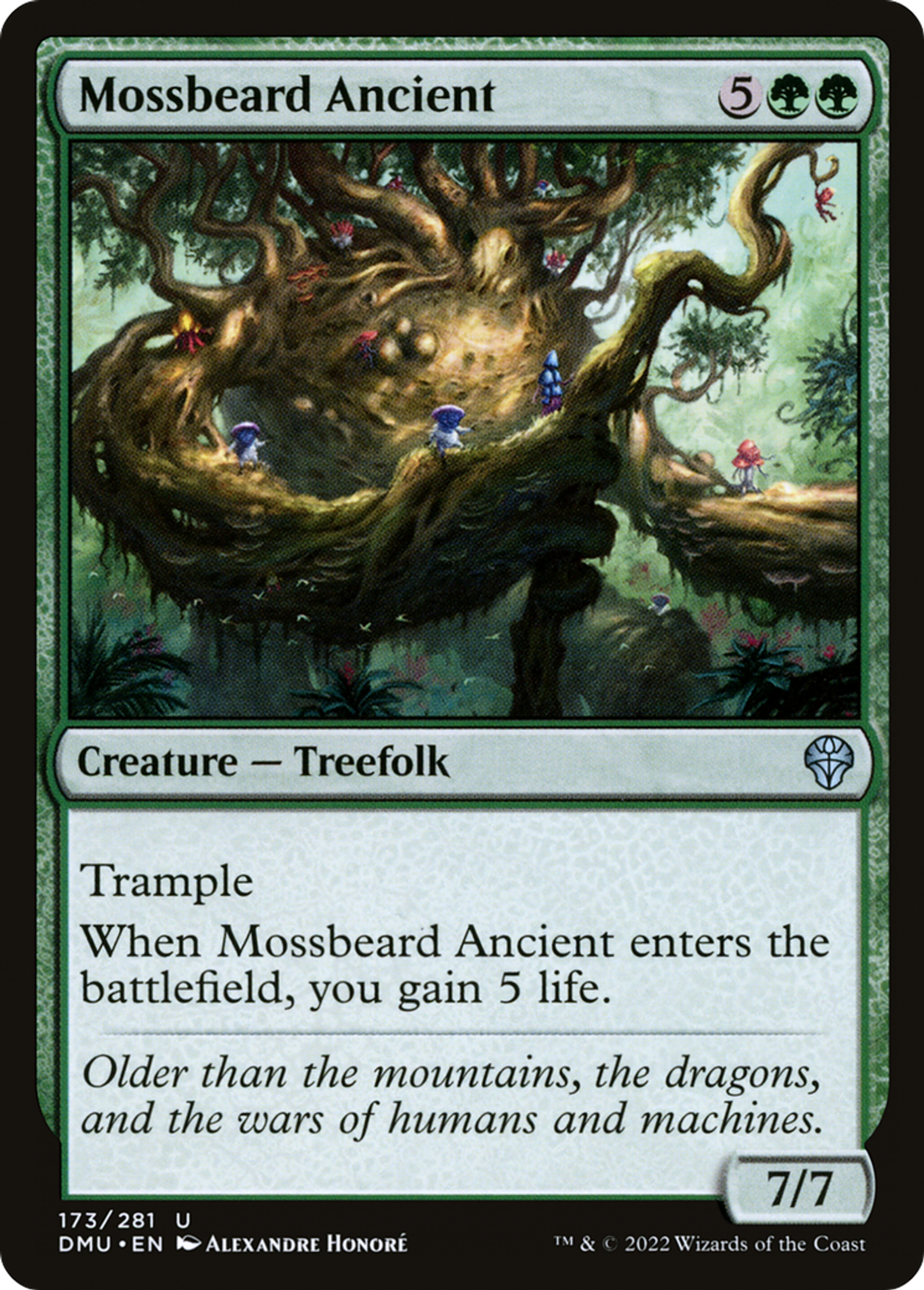 Ancêtre moussebarbe — Dominaria United — Magic: The Gathering