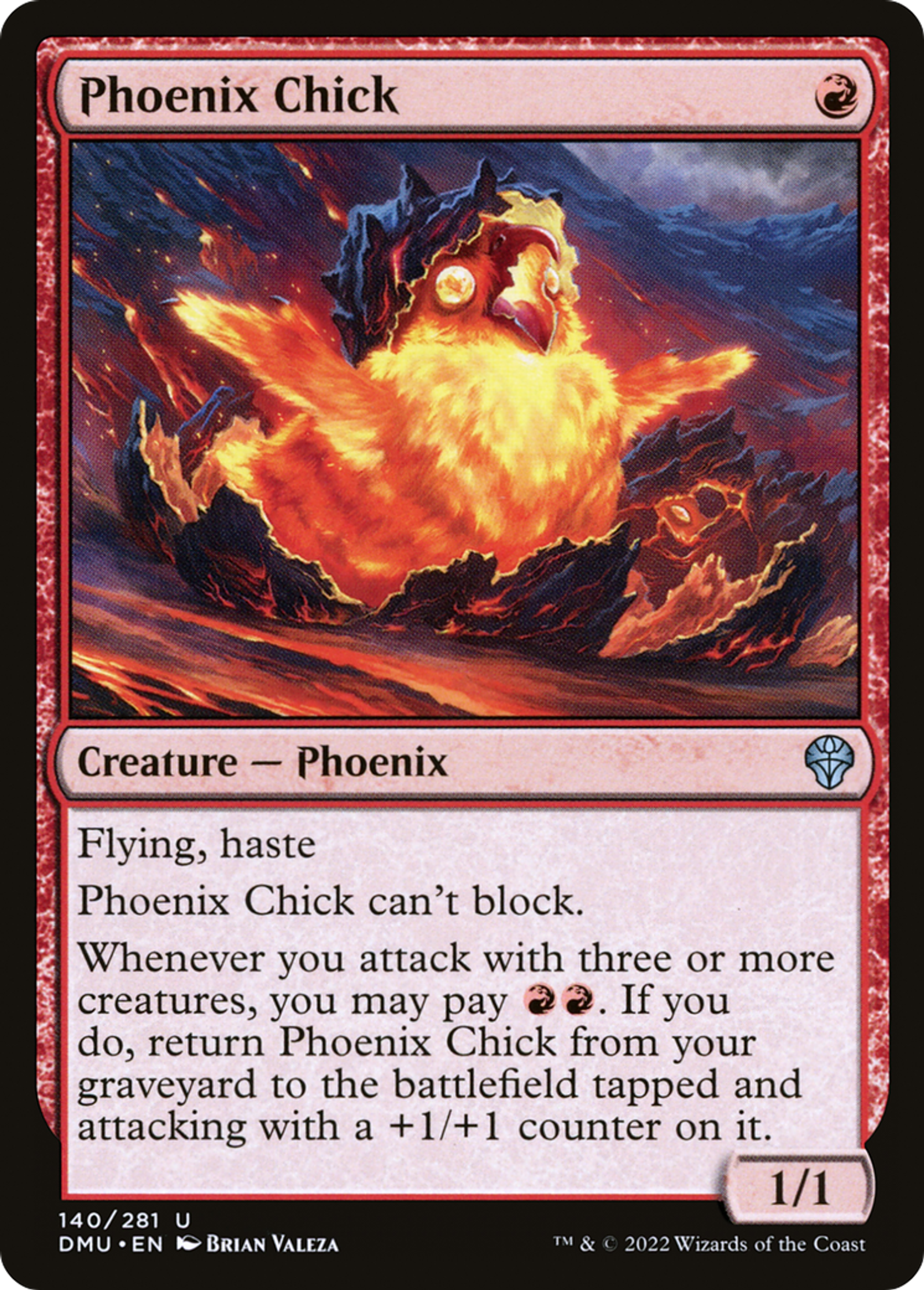 Poussin de phénix — Dominaria United — Magic: The Gathering