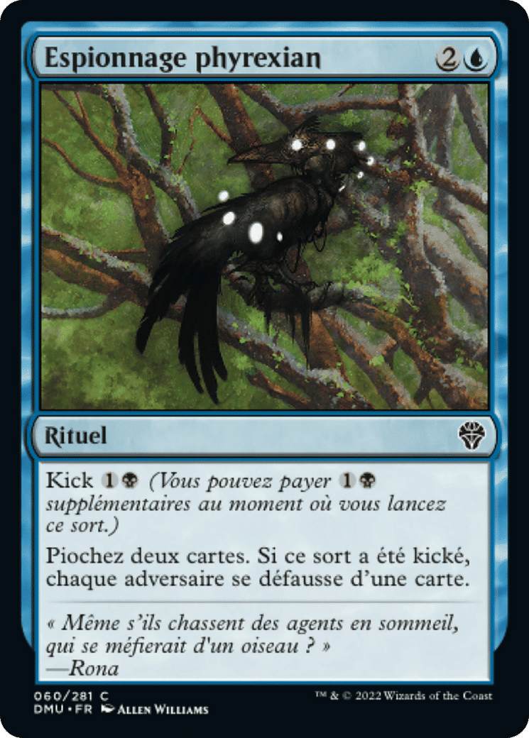 Espionnage phyrexian — Dominaria United — Magic: The Gathering