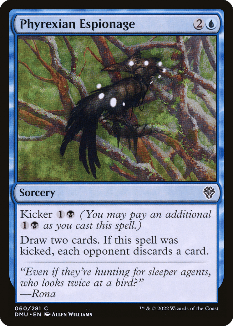 Phyrexian Espionage — Dominaria United — Magic: The Gathering