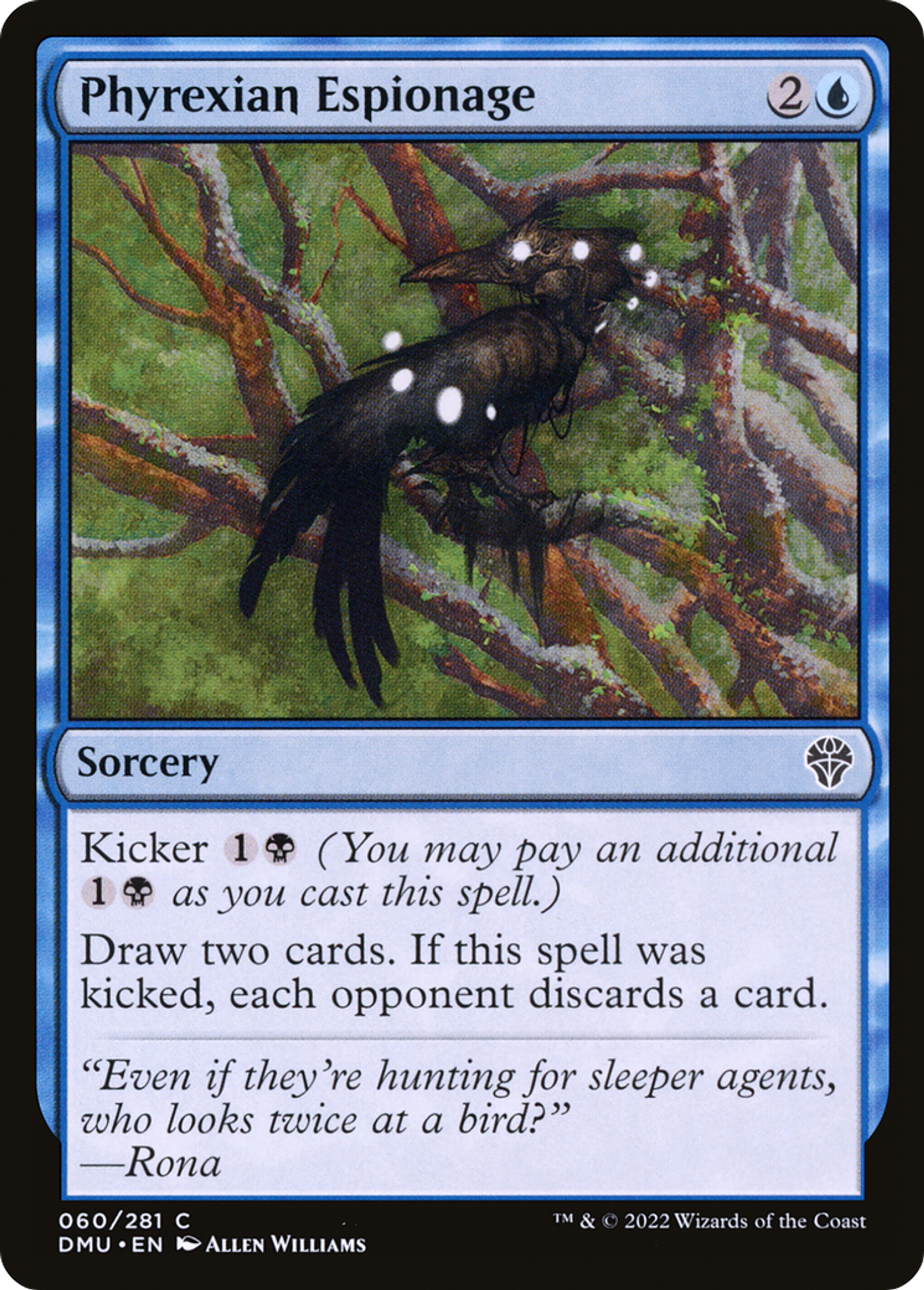 Espionnage phyrexian — Dominaria United — Magic: The Gathering