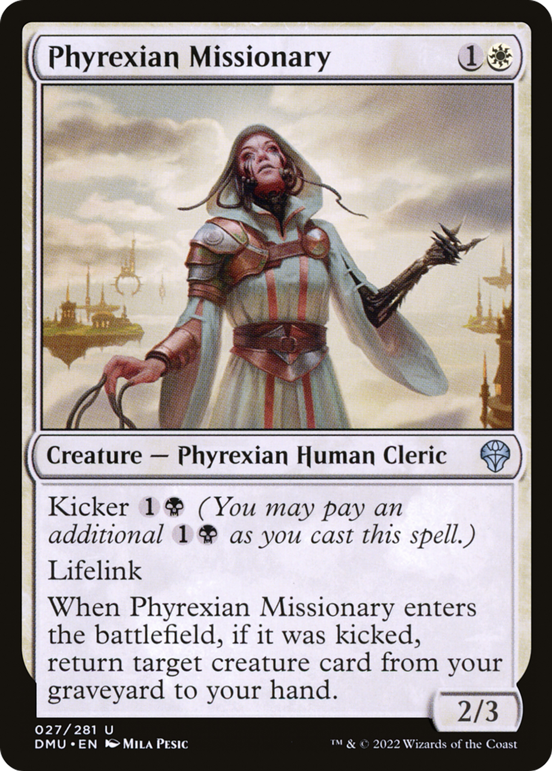 Missionnaire phyrexiane — Dominaria United — Magic: The Gathering
