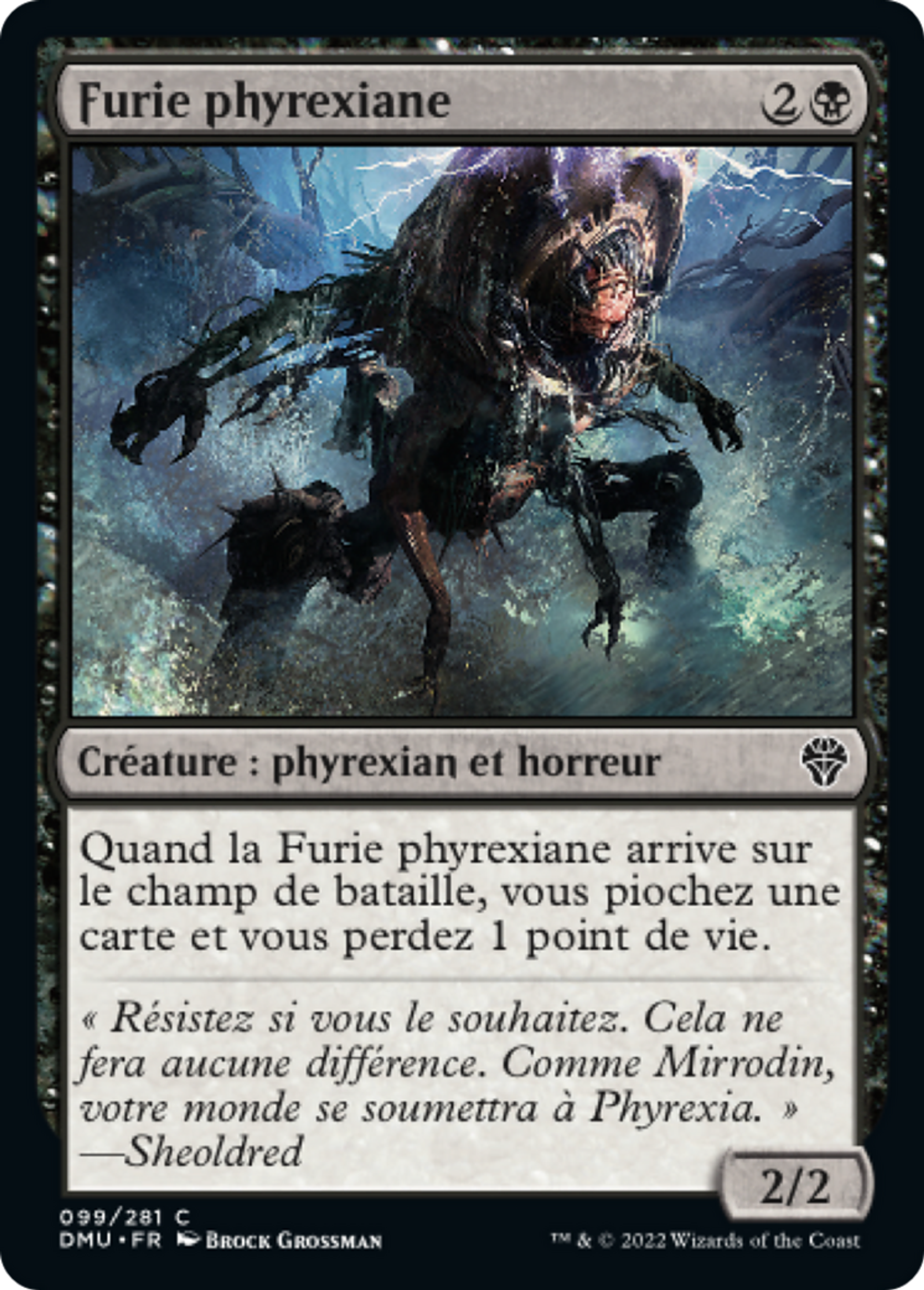 Furie phyrexiane — Dominaria United — Magic: The Gathering
