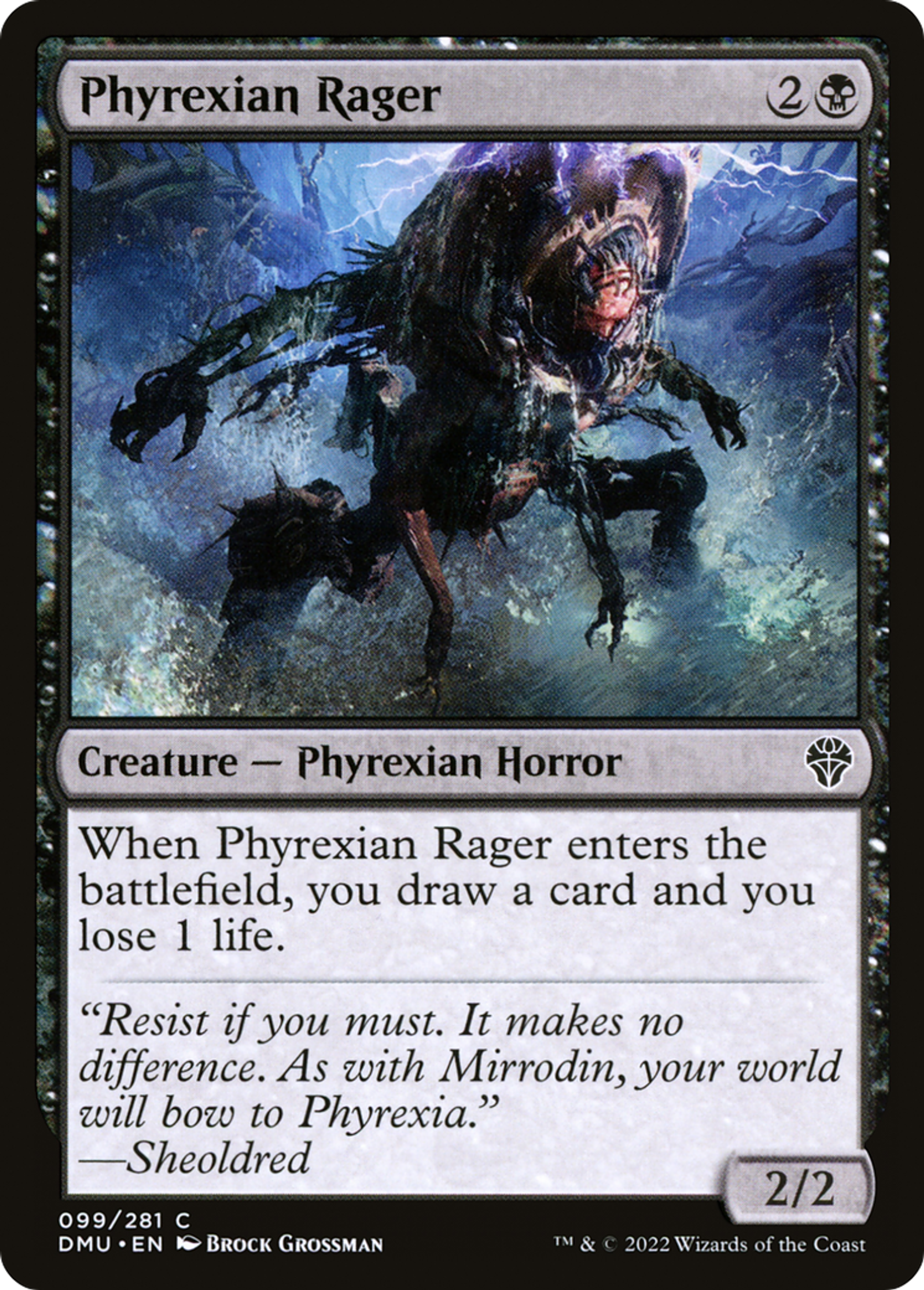 Furie phyrexiane — Dominaria United — Magic: The Gathering