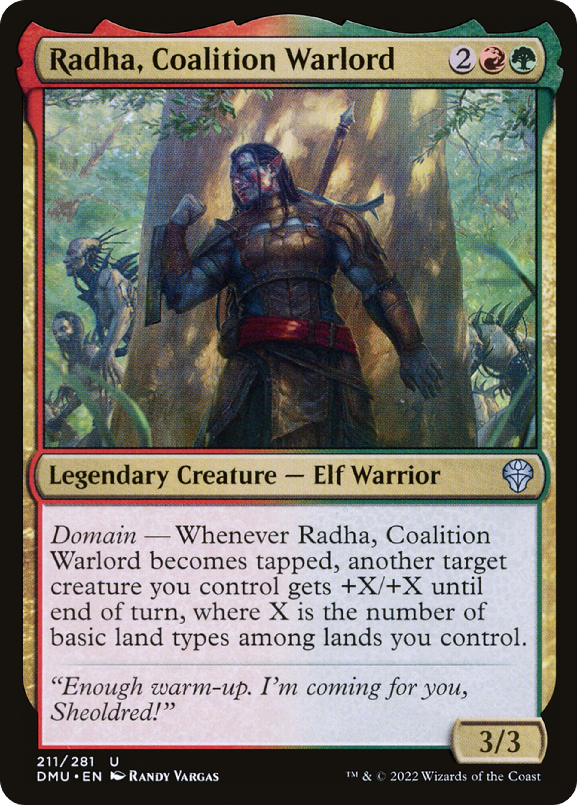 Radha, Coalition Warlord — Dominaria United — Magic: The Gathering