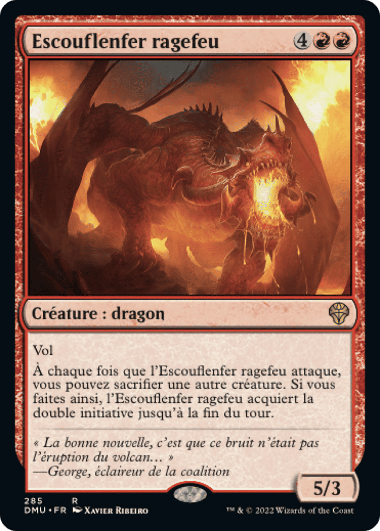 Escouflenfer ragefeu — Dominaria United — Magic: The Gathering