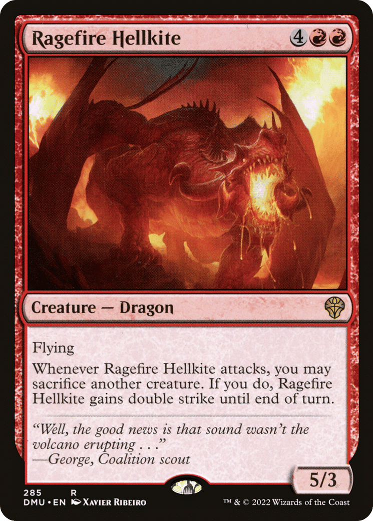 Ragefire Hellkite — Dominaria United — Magic: The Gathering