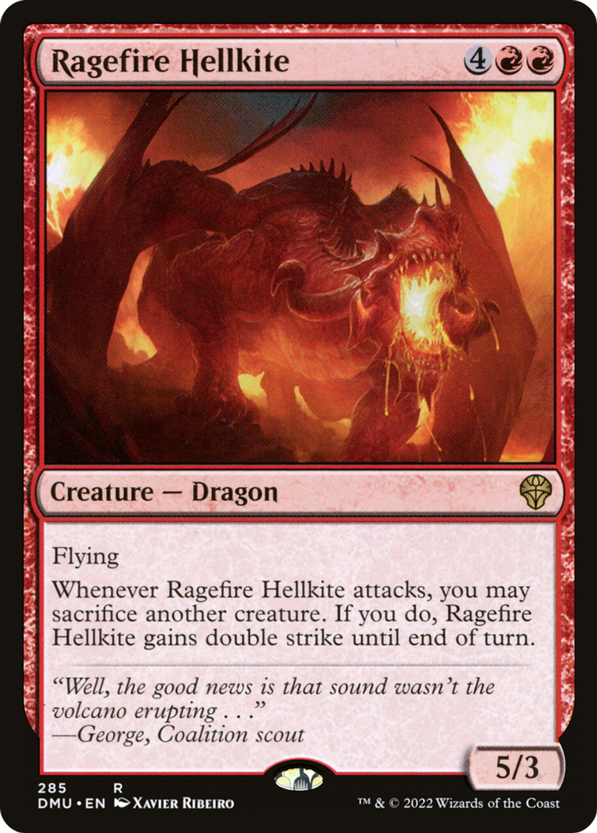 Escouflenfer ragefeu — Dominaria United — Magic: The Gathering