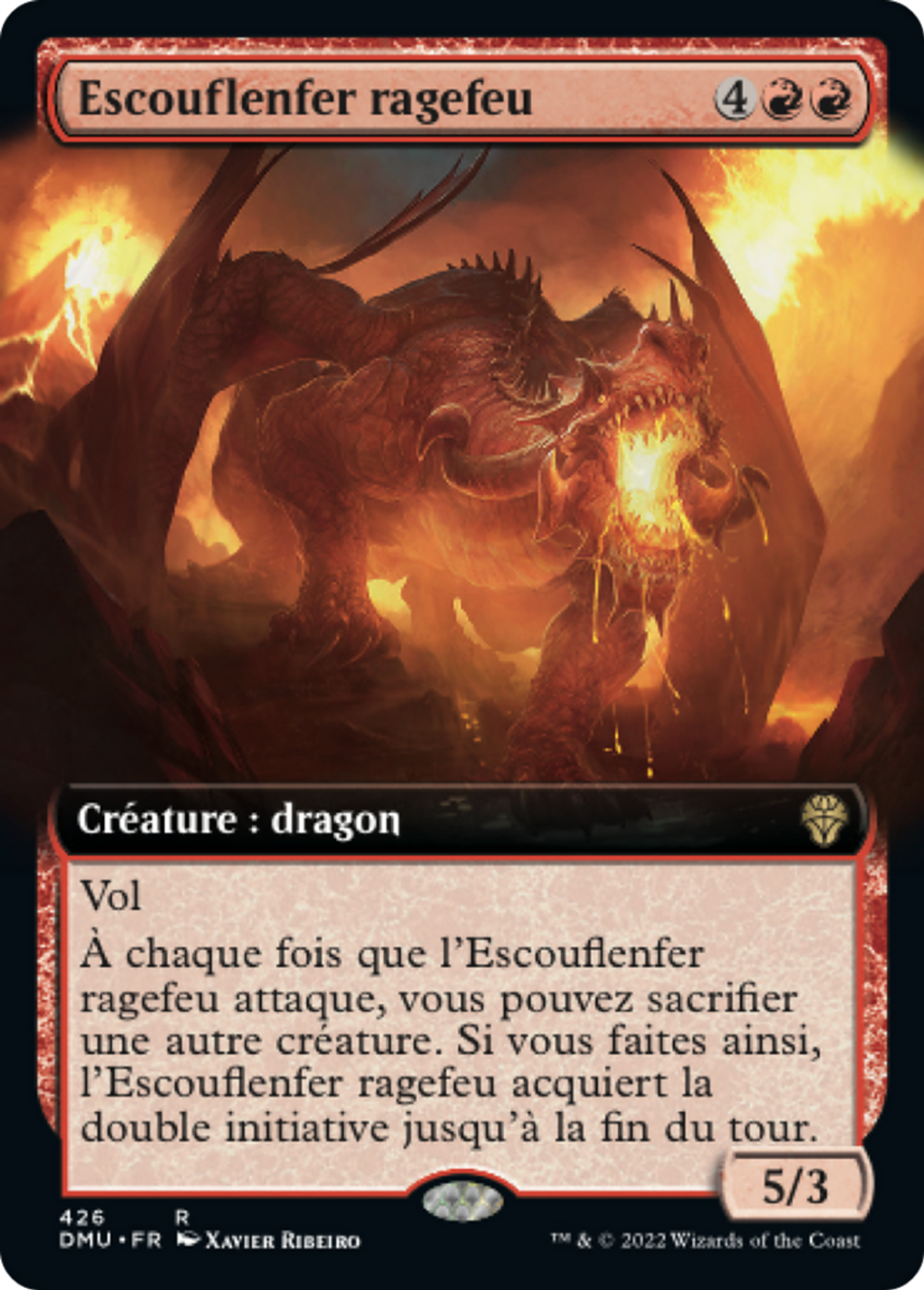 Escouflenfer ragefeu — Dominaria United — Magic: The Gathering