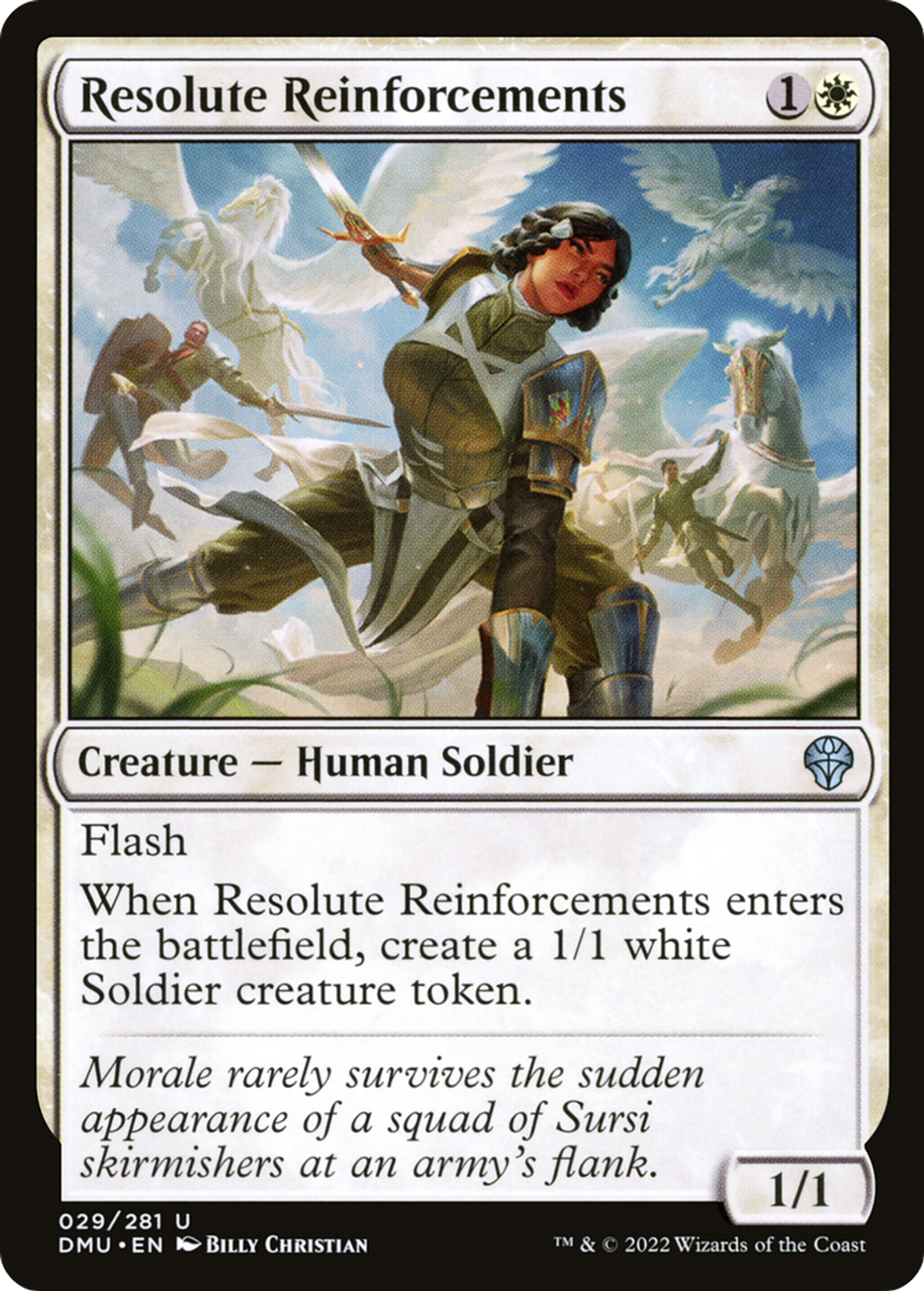 Renforts résolus — Dominaria United — Magic: The Gathering