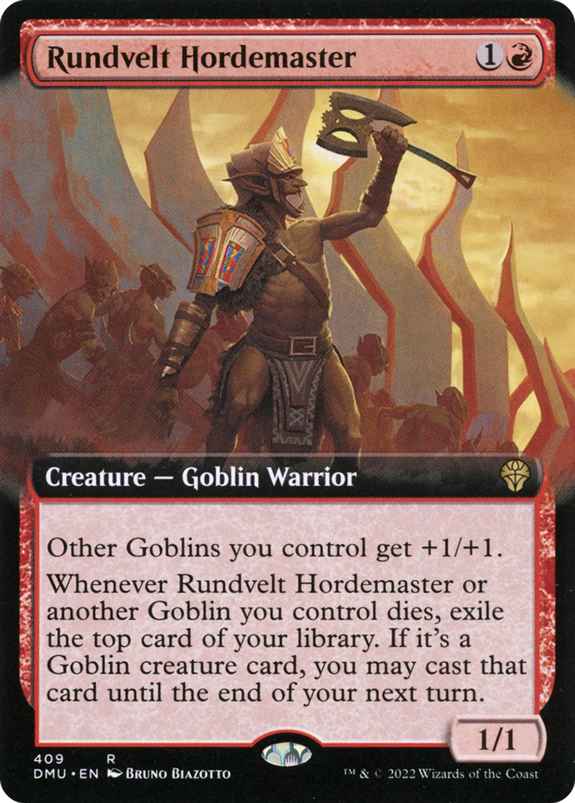 Maître de la horde du Rundvelt — Dominaria United — Magic: The Gathering