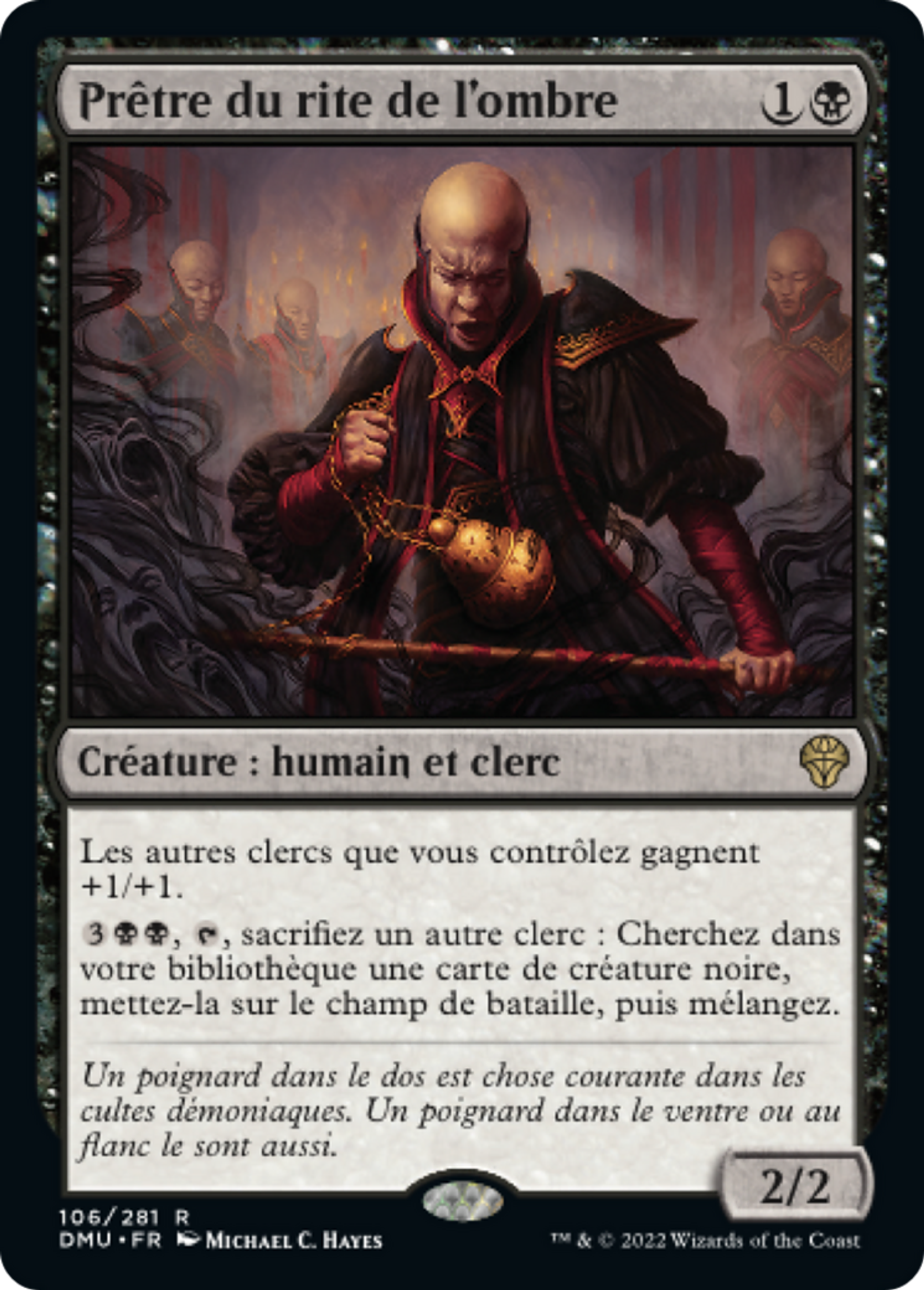 Prêtre du rite de l'ombre — Dominaria United — Magic: The Gathering