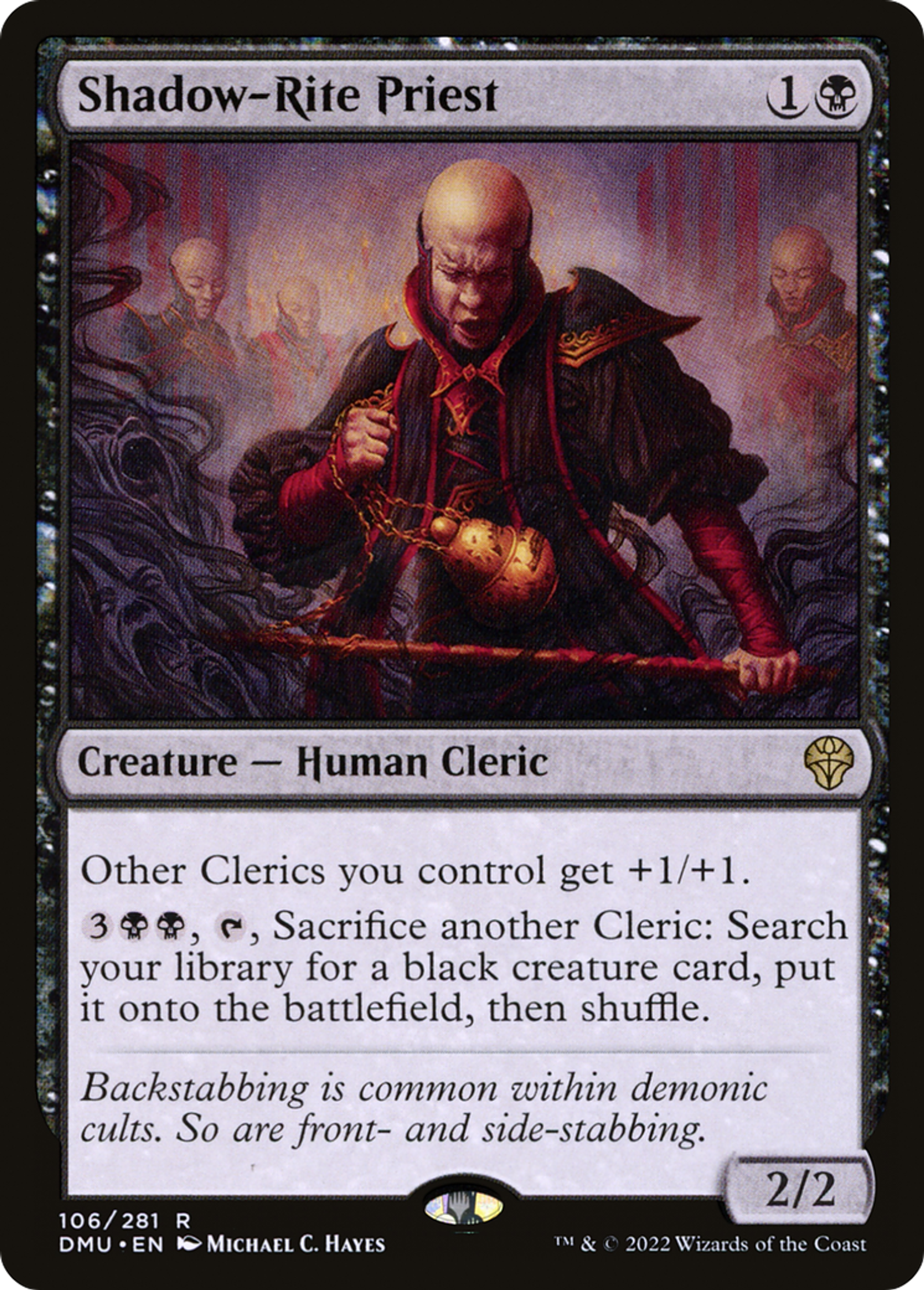 Prêtre du rite de l'ombre — Dominaria United — Magic: The Gathering