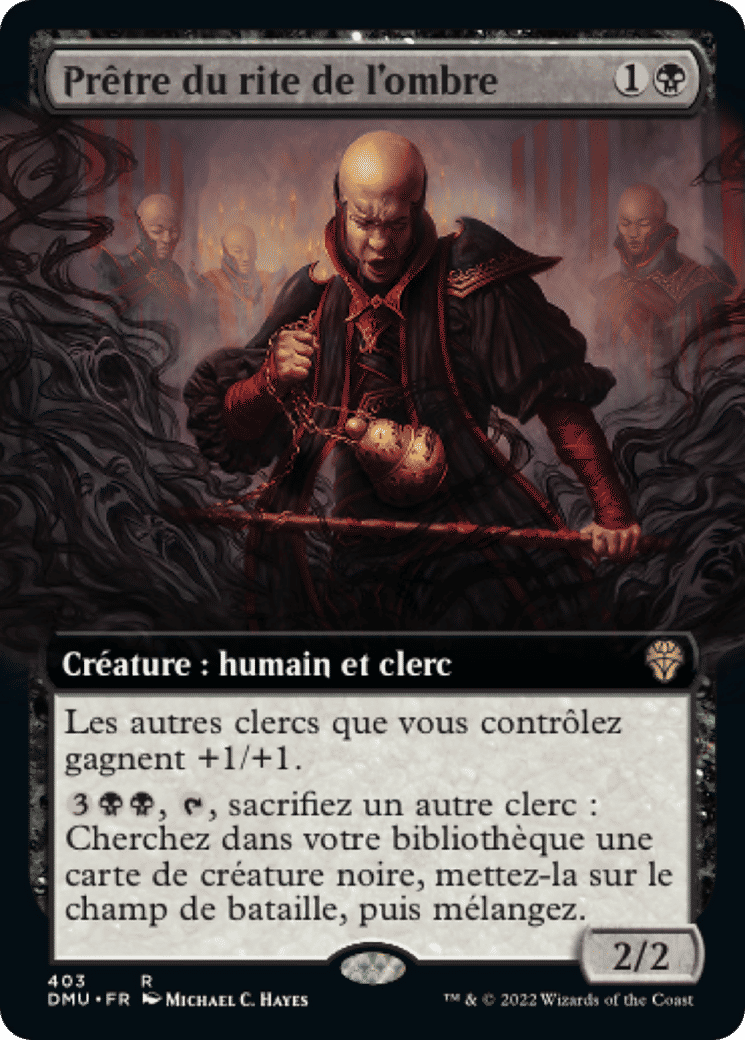 Prêtre du rite de l'ombre — Dominaria United — Magic: The Gathering