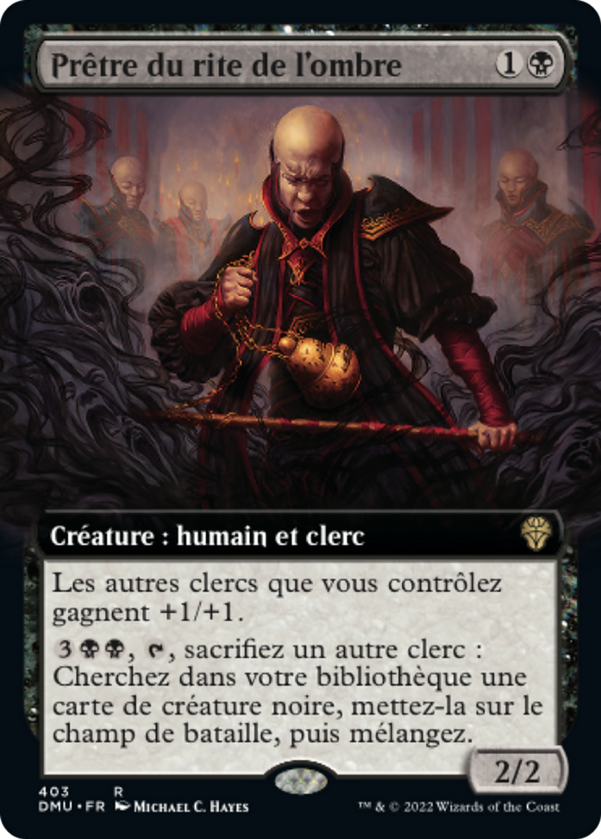 Prêtre du rite de l'ombre — Dominaria United — Magic: The Gathering