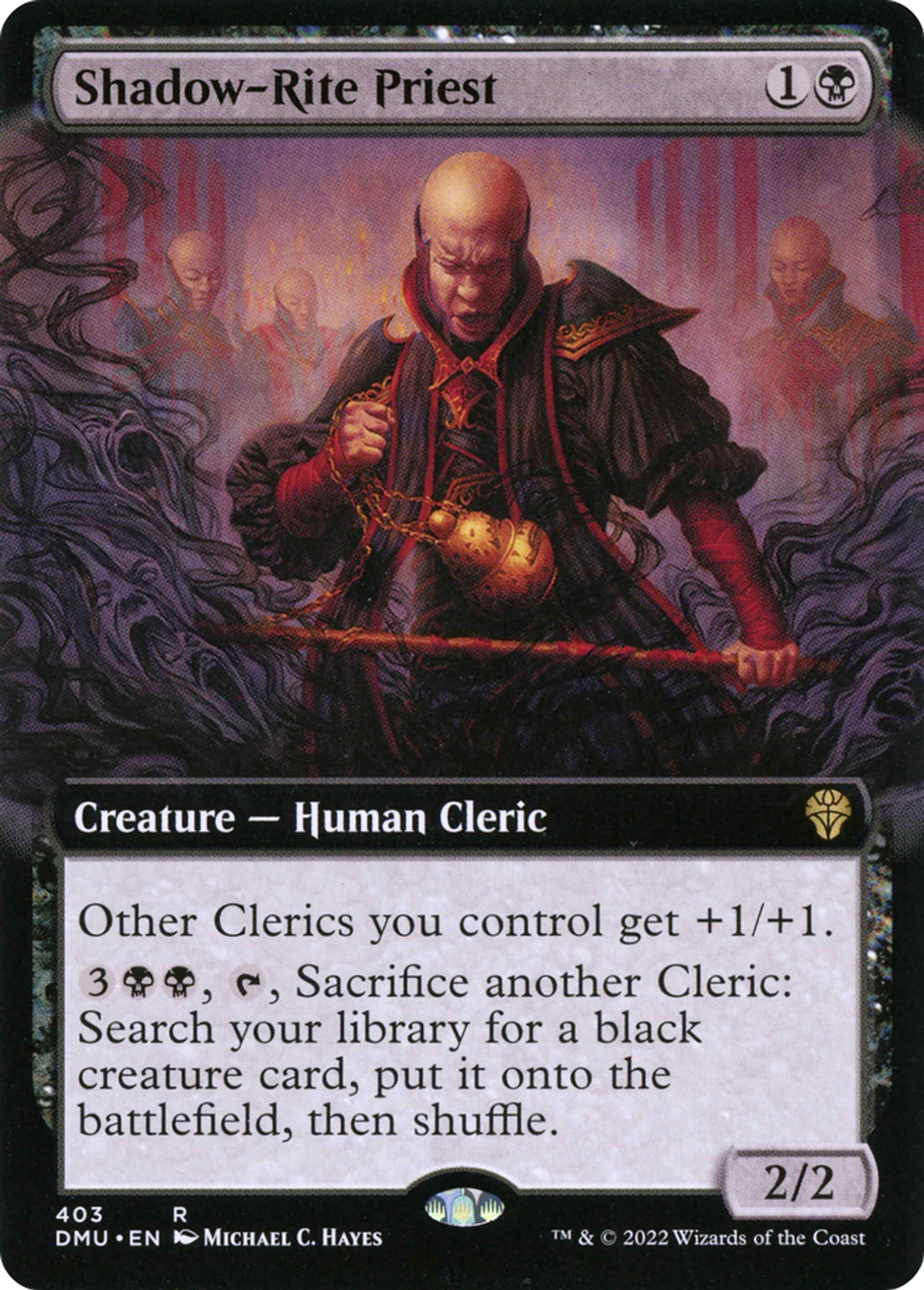 Prêtre du rite de l'ombre — Dominaria United — Magic: The Gathering