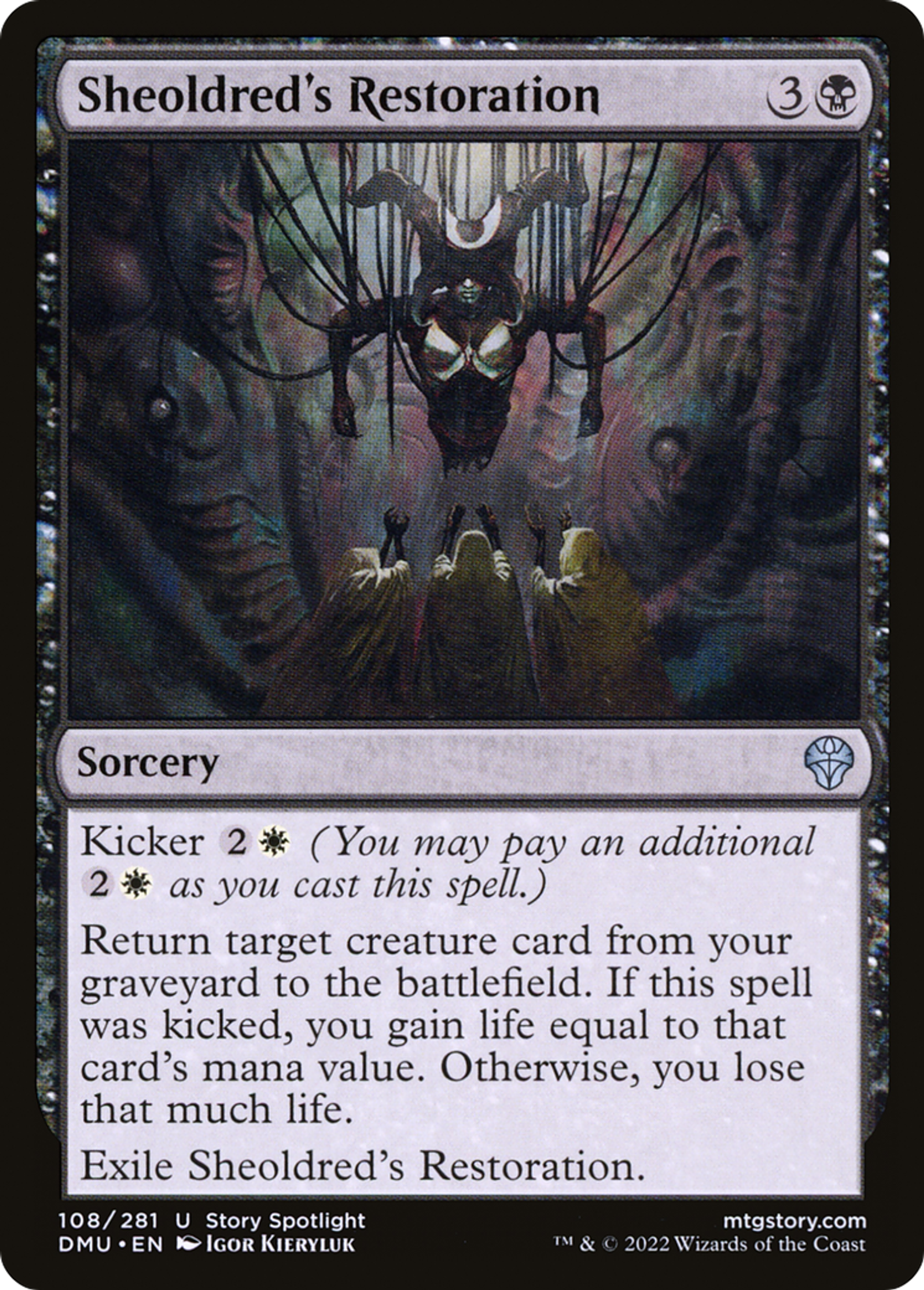 Sheoldred's Restoration — Dominaria United — Magic: The Gathering