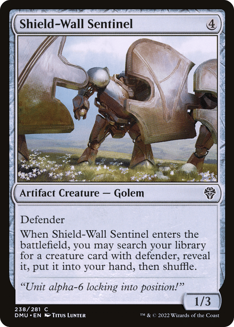Shield-Wall Sentinel — Dominaria United — Magic: The Gathering